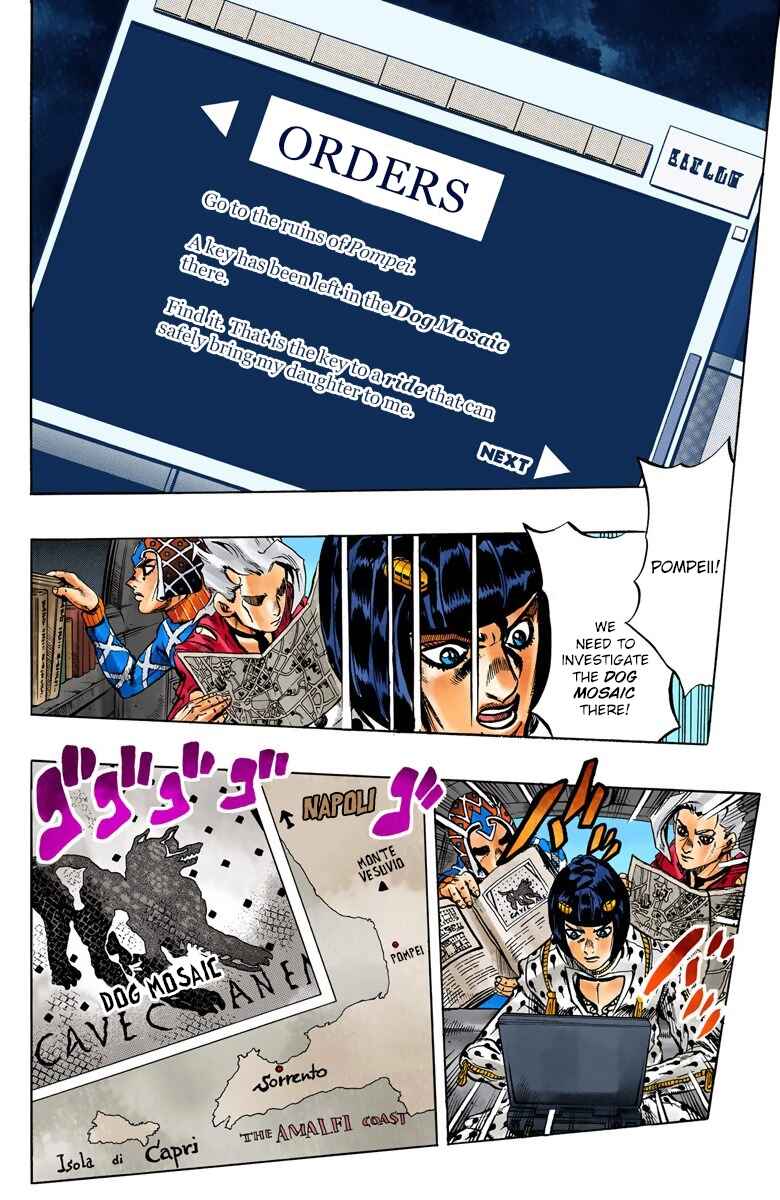 Page 8 Chapter 39 JoJos Bizarre Adventure, Part 5: Golden Wind (Official Colored)