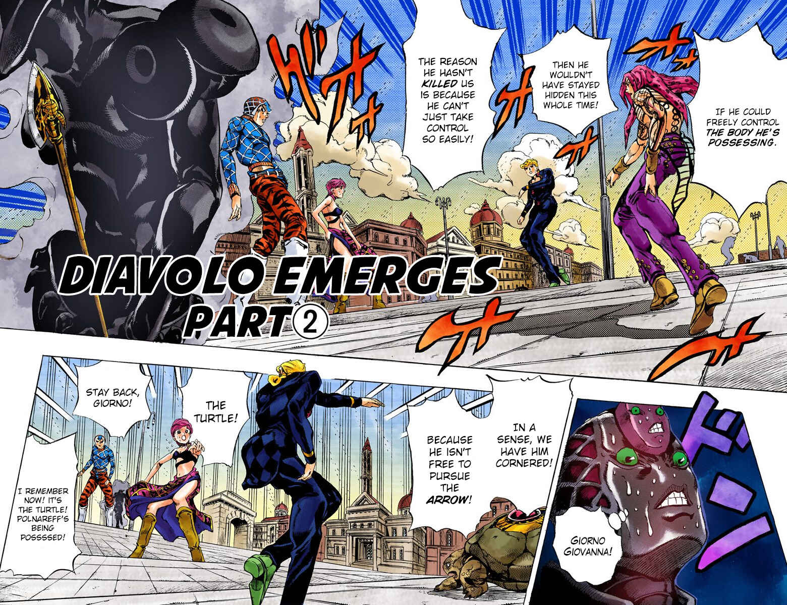 Page 3 Chapter 142 JoJos Bizarre Adventure, Part 5: Golden Wind (Official Colored)