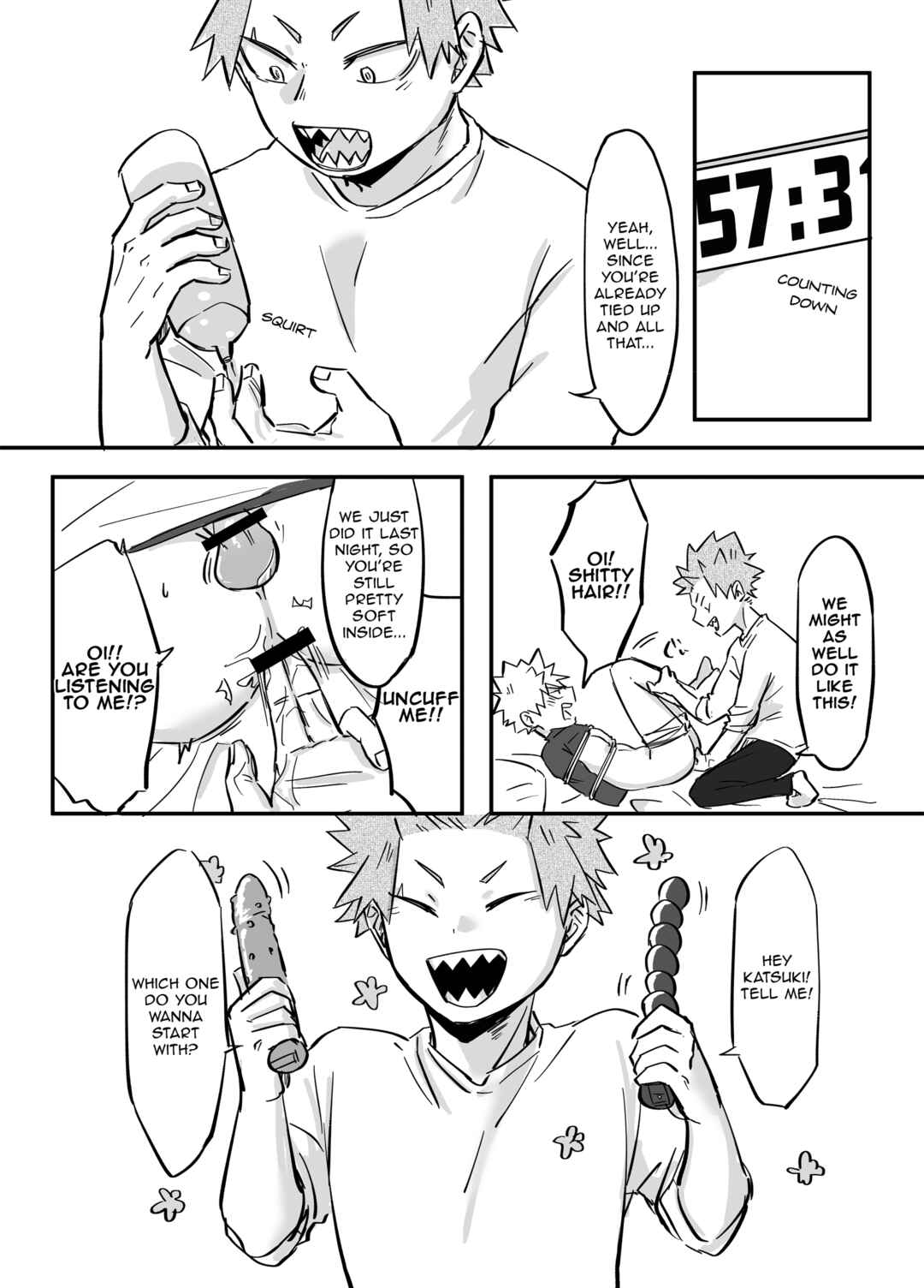 Page 7 Chapter Unknown_70ea Boku no Hero Academia - Date chuu ni omocha wo tsukai kirenai to derenai heya ni haitta (Doujinshi)