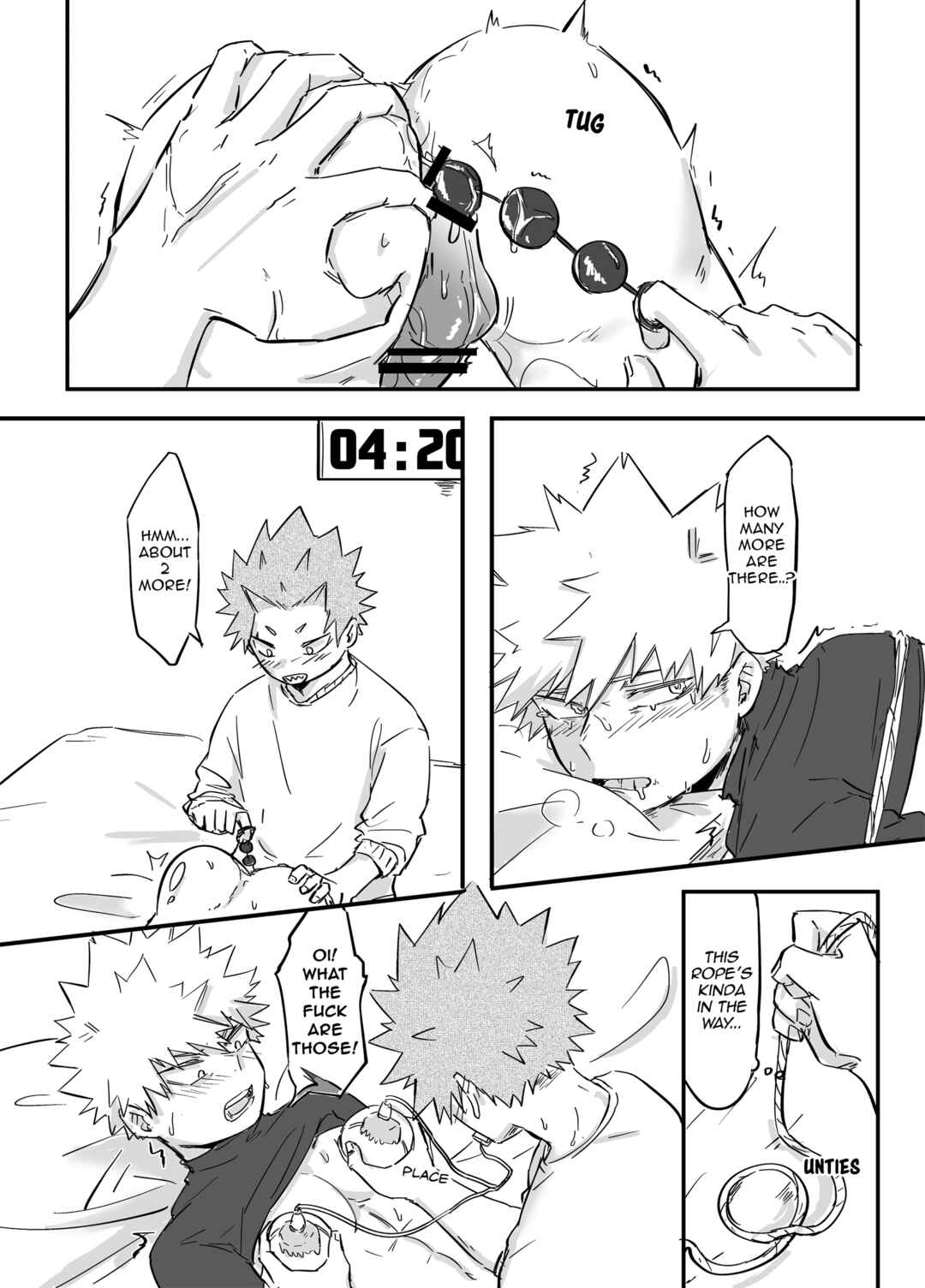 Page 9 Chapter Unknown_70ea Boku no Hero Academia - Date chuu ni omocha wo tsukai kirenai to derenai heya ni haitta (Doujinshi)