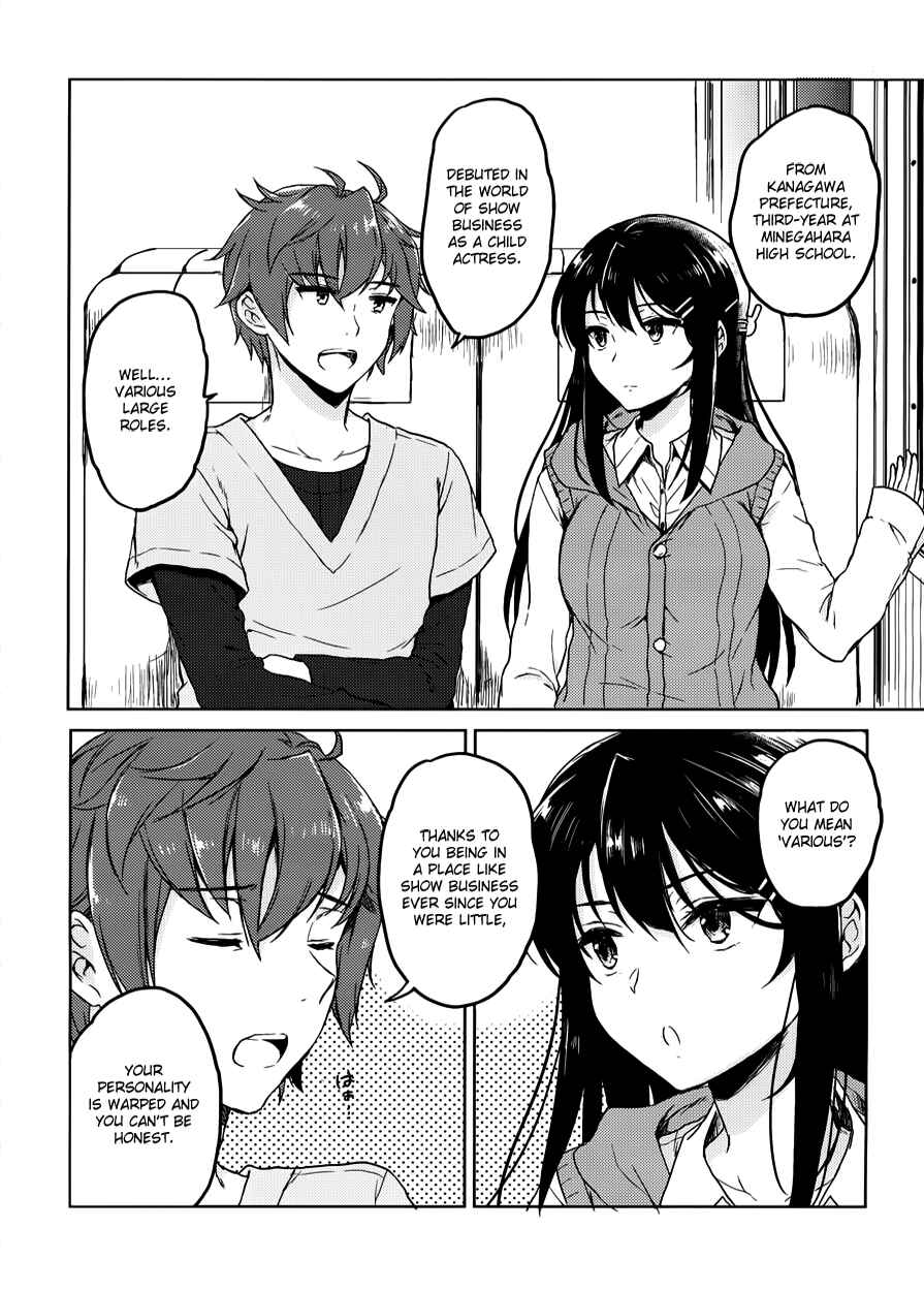 Page 14 Chapter 15 Rascal Does Not Dream of Bunny Girl Senpai