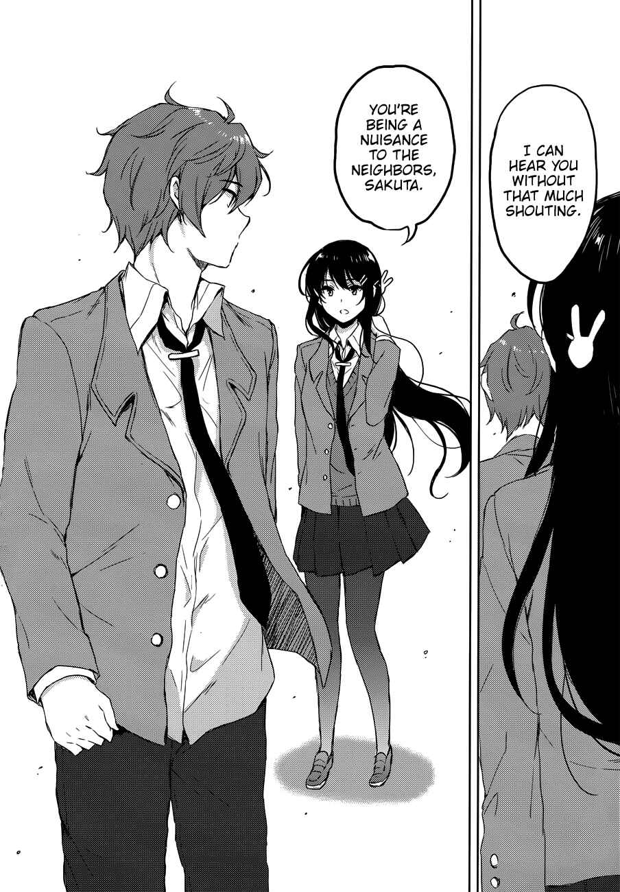 Page 13 Chapter 21 Rascal Does Not Dream of Bunny Girl Senpai