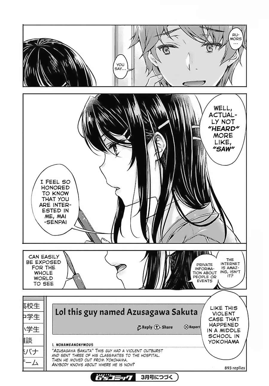 Page 15 Chapter 2 Rascal Does Not Dream of Bunny Girl Senpai