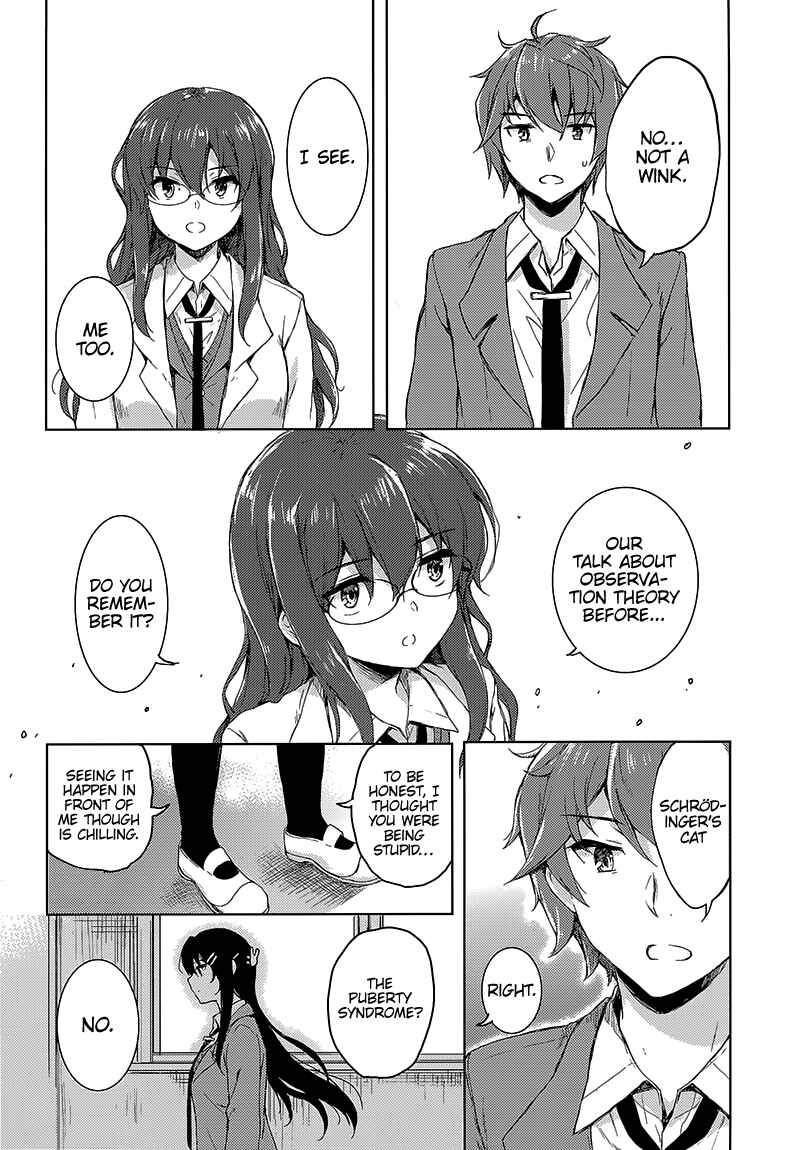 Page 13 Chapter 19 Rascal Does Not Dream of Bunny Girl Senpai