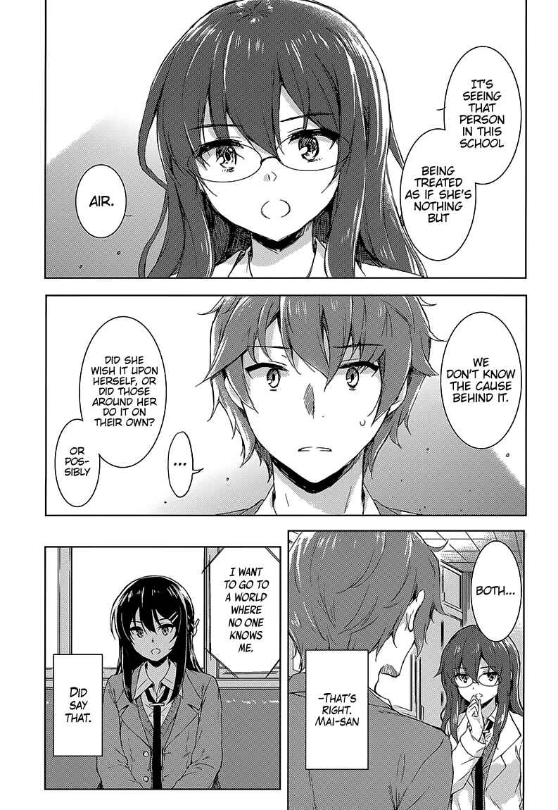Page 14 Chapter 19 Rascal Does Not Dream of Bunny Girl Senpai