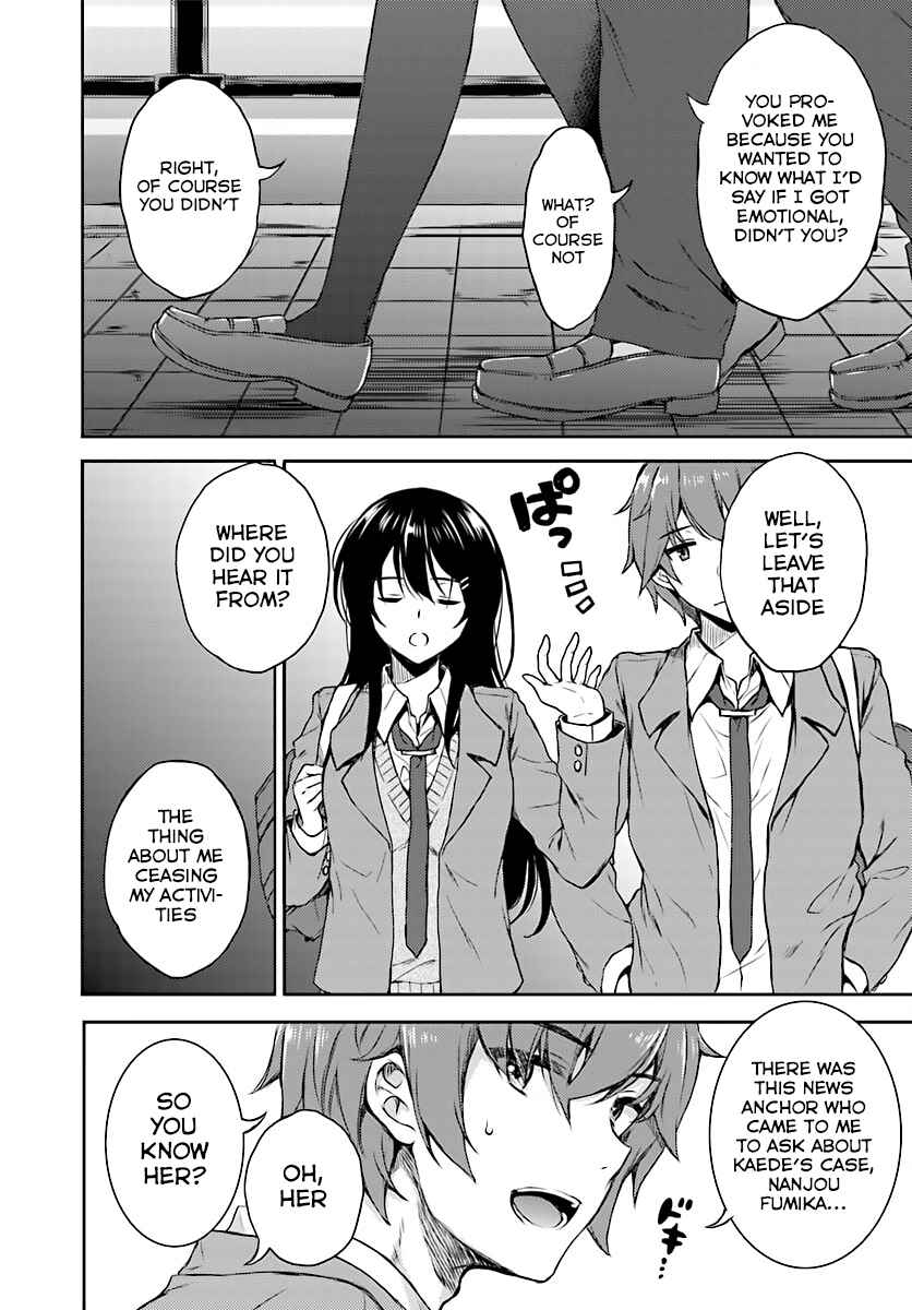Page 12 Chapter 9 Rascal Does Not Dream of Bunny Girl Senpai