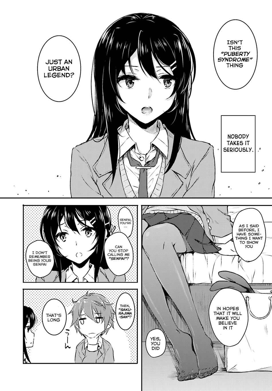 Page 5 Chapter 4 Rascal Does Not Dream of Bunny Girl Senpai