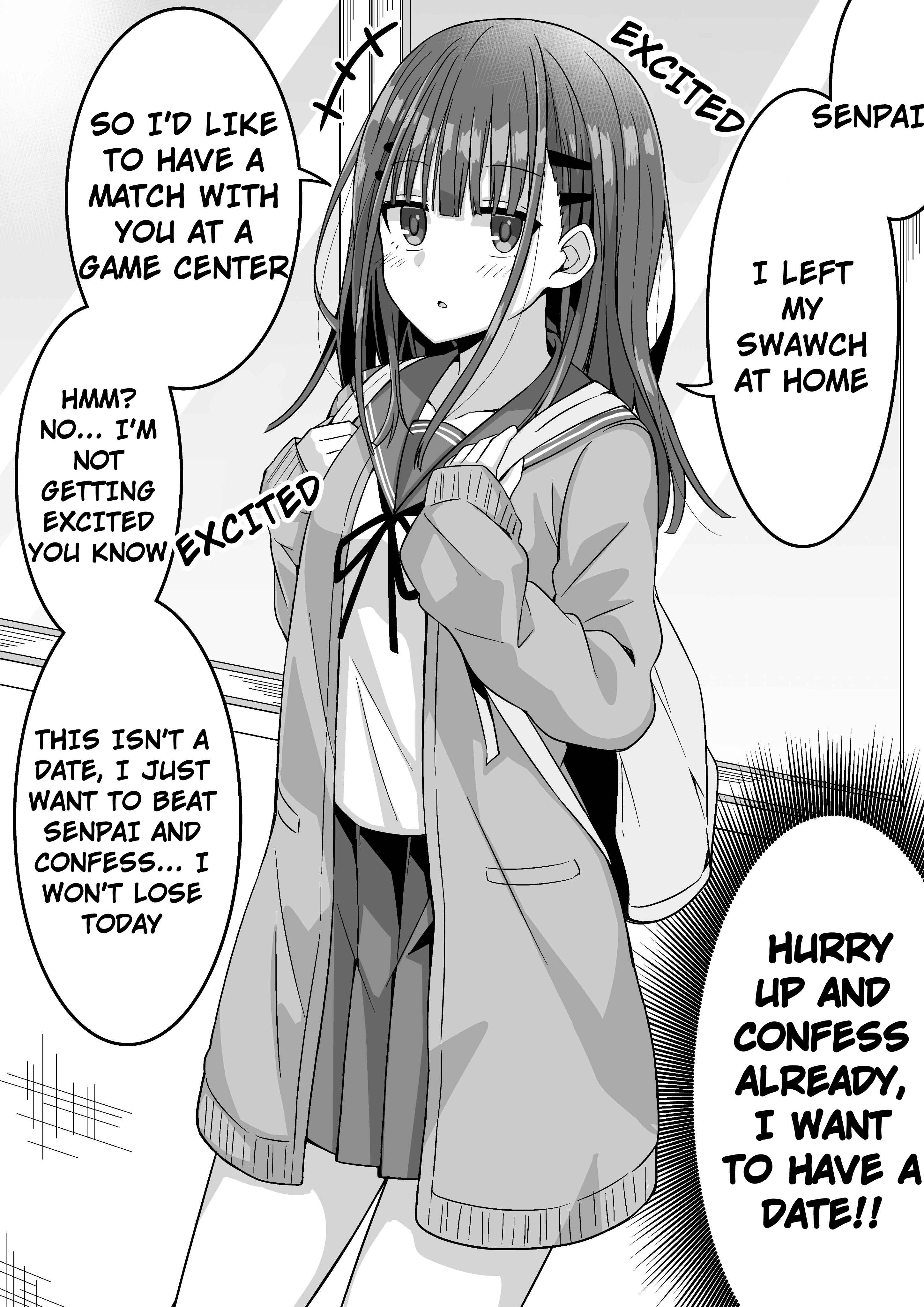 Page 1 Chapter 2 A Manga Where A Kouhai Wants to Beat Her Senpai and Confess