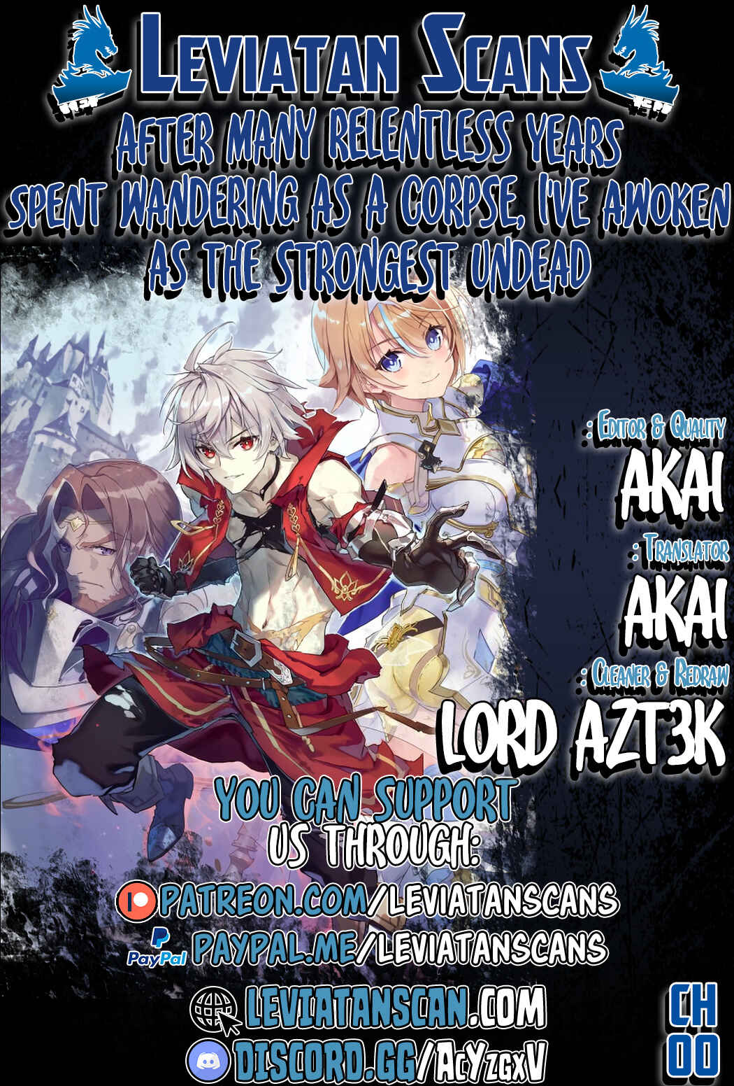 Page 1 Chapter 0 Tada no Shikabane no You da to Iwarete Ikuseisou, Kizuitara Saikyou no Undead ni Natteta