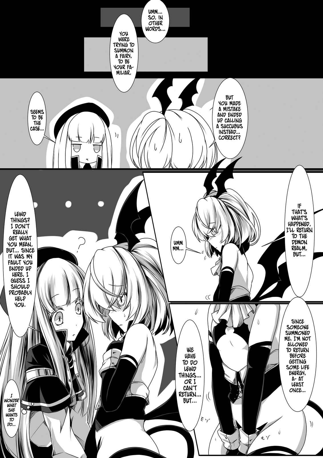 Page 4 Chapter Unknown_a040 Mage-chan and the Yuri Succubus <3