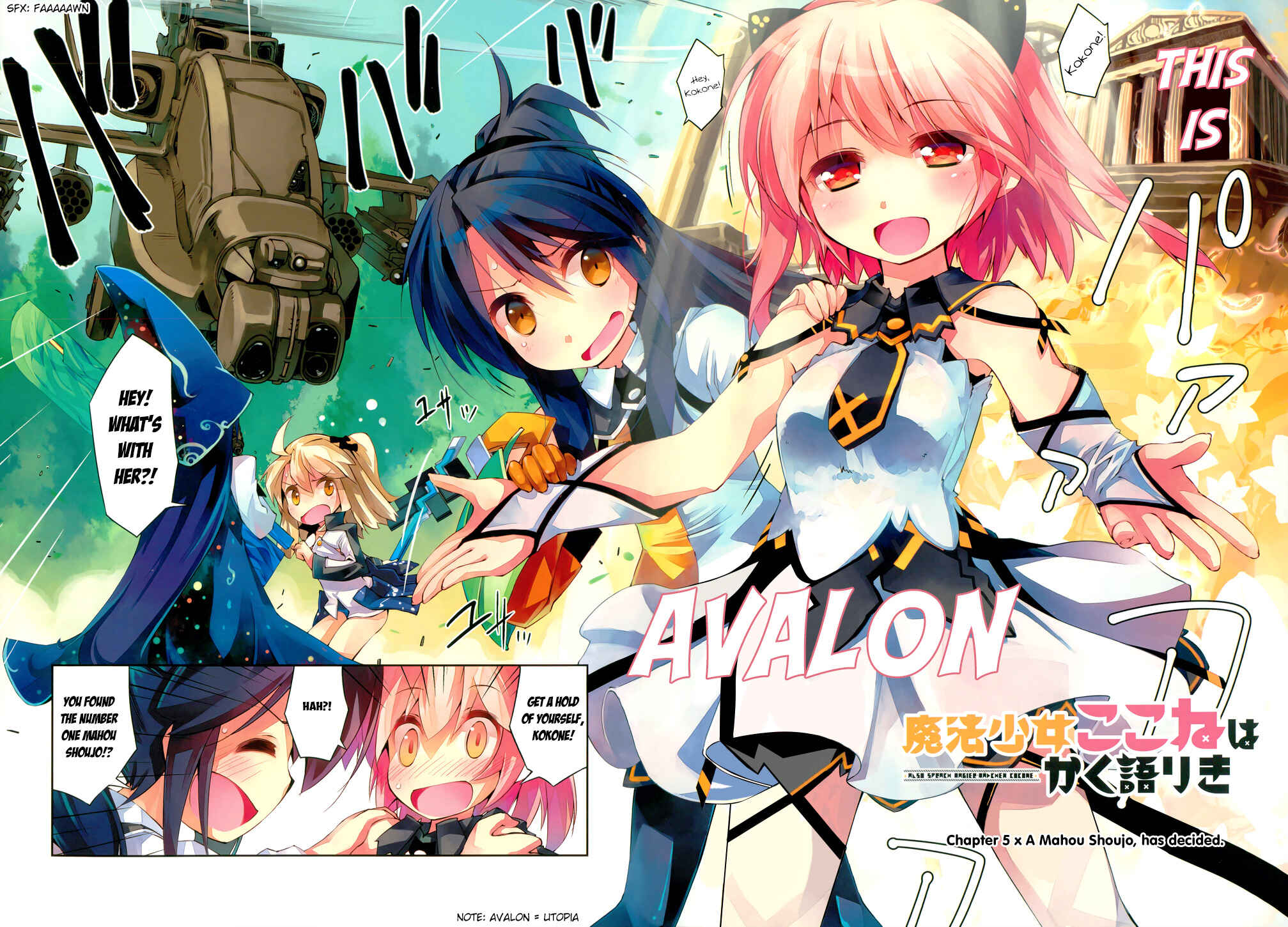 Page 5 Chapter 5 Mahou Shoujo Kokone wa Kakukatariki