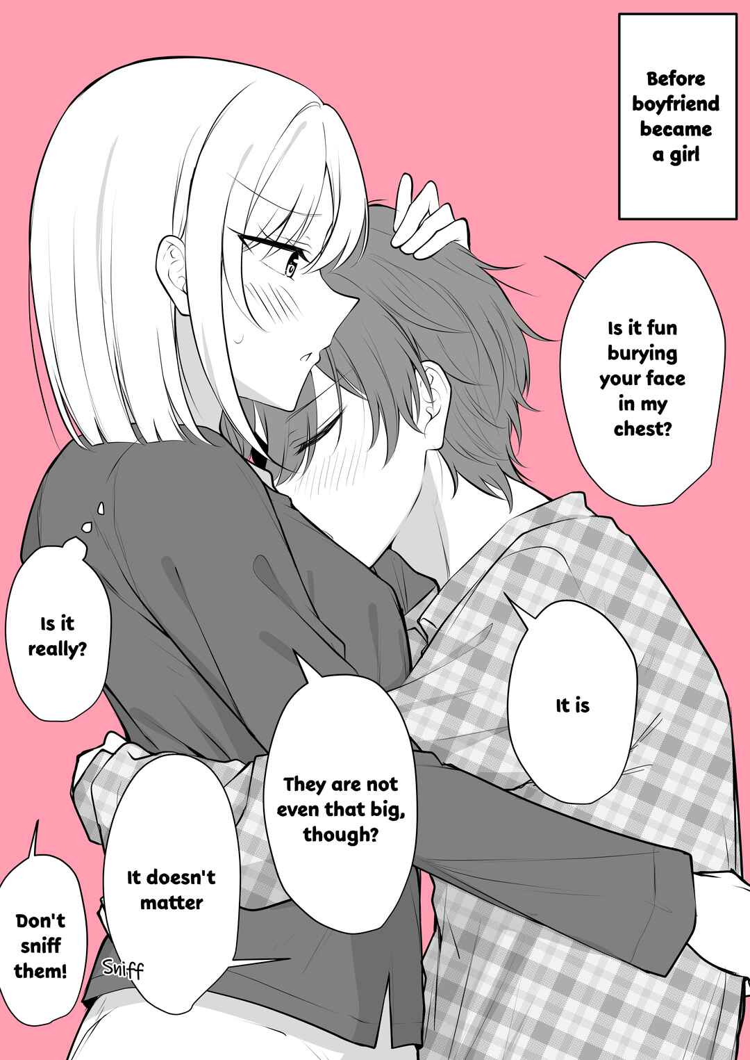 Page 1 Chapter 57 Daily Life of a Couple in Which the Boyfriend Became a Girl One Day