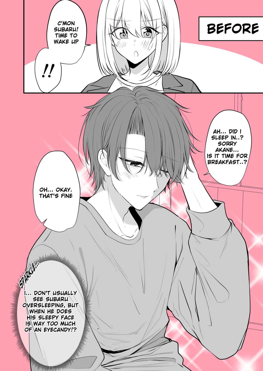 Page 1 Chapter 56 Daily Life of a Couple in Which the Boyfriend Became a Girl One Day
