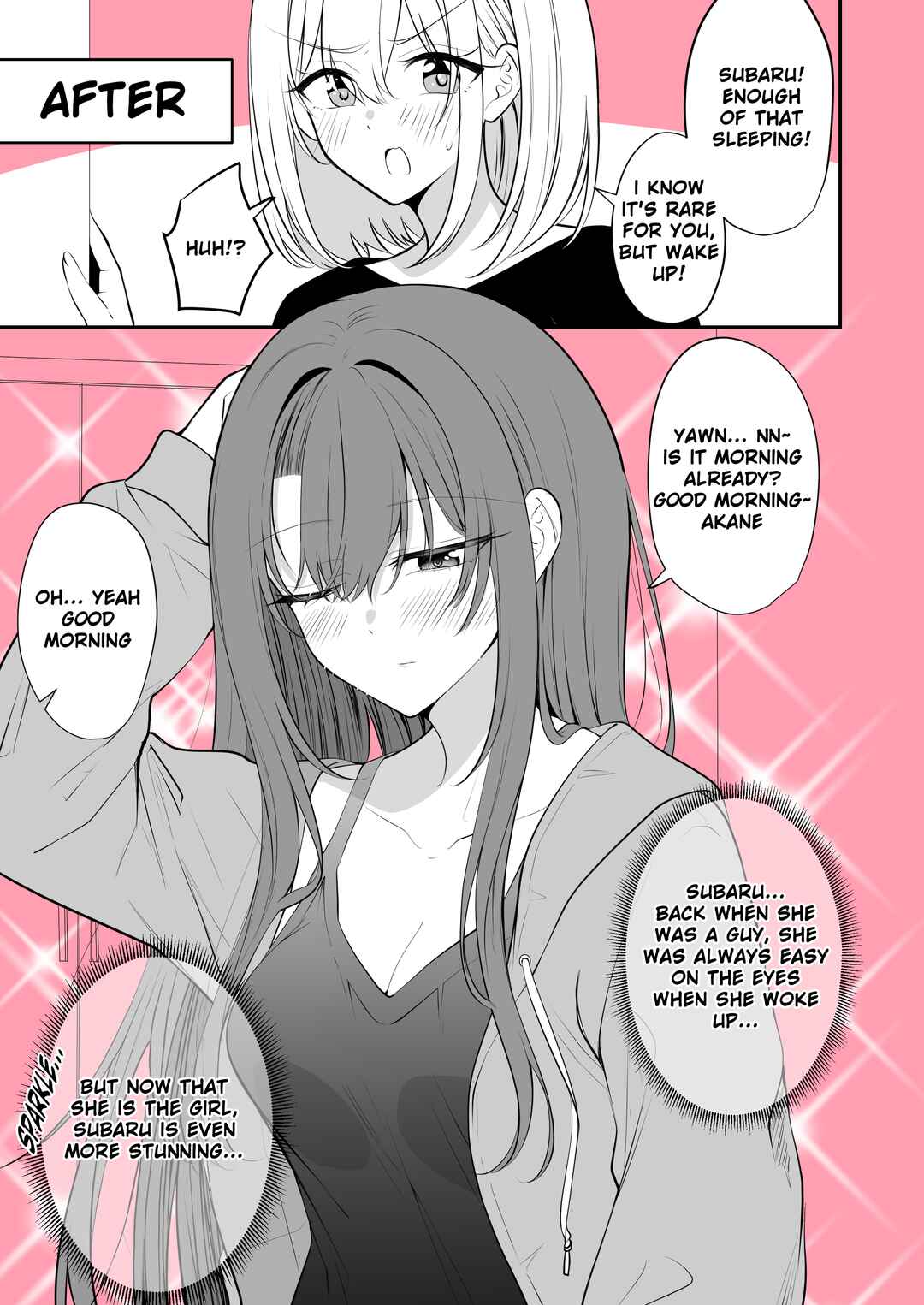 Page 2 Chapter 56 Daily Life of a Couple in Which the Boyfriend Became a Girl One Day
