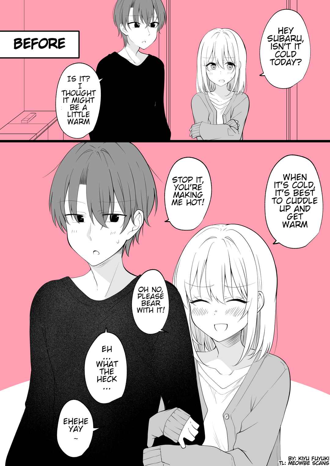 Page 1 Chapter 51 Daily Life of a Couple in Which the Boyfriend Became a Girl One Day