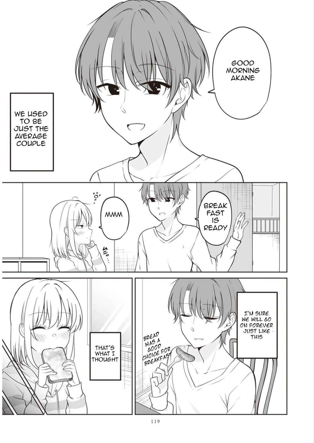 Page 1 Chapter 50.5 Daily Life of a Couple in Which the Boyfriend Became a Girl One Day