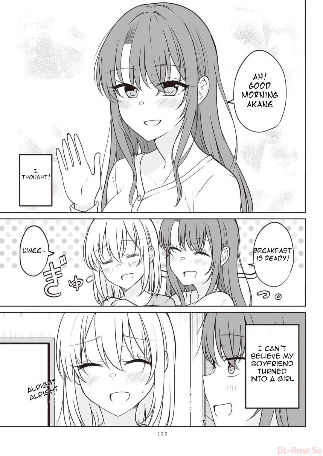 Page 2 Chapter 50.5 Daily Life of a Couple in Which the Boyfriend Became a Girl One Day