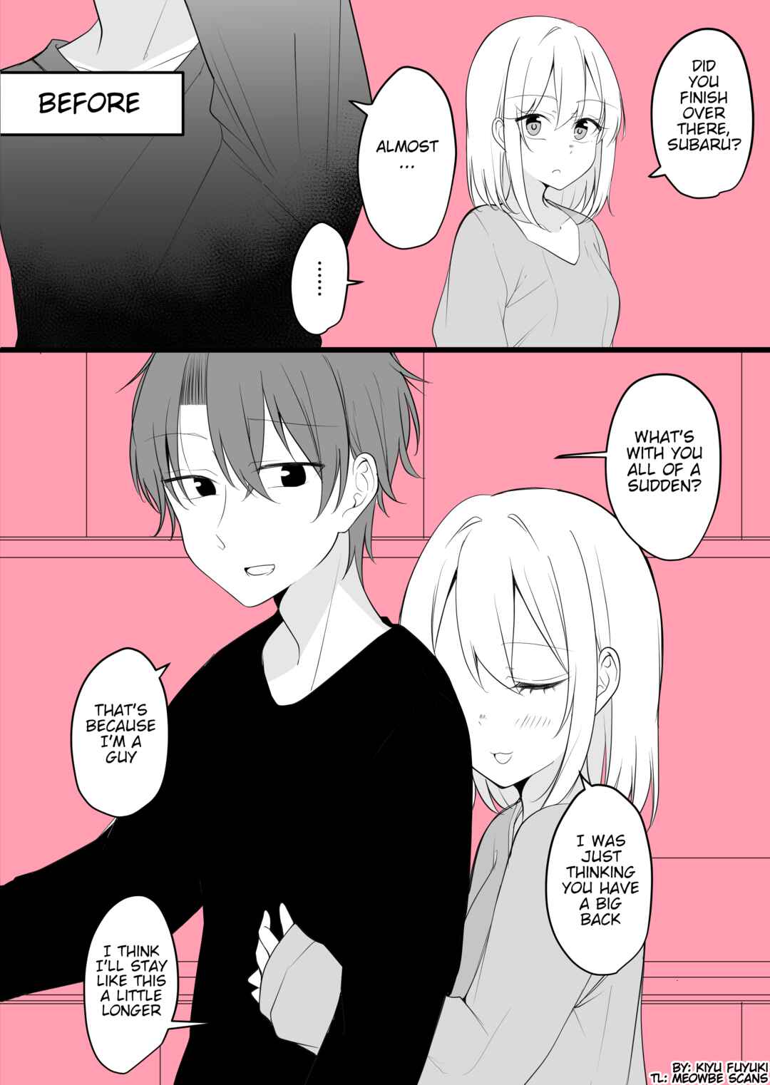 Page 1 Chapter 52 Daily Life of a Couple in Which the Boyfriend Became a Girl One Day