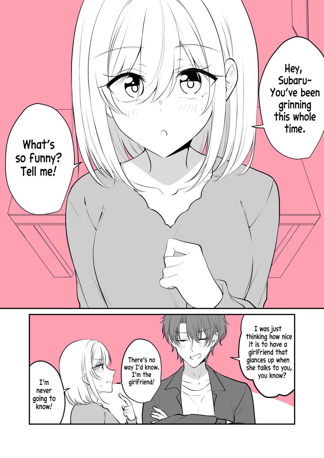 Page 1 Chapter 60 Daily Life of a Couple in Which the Boyfriend Became a Girl One Day