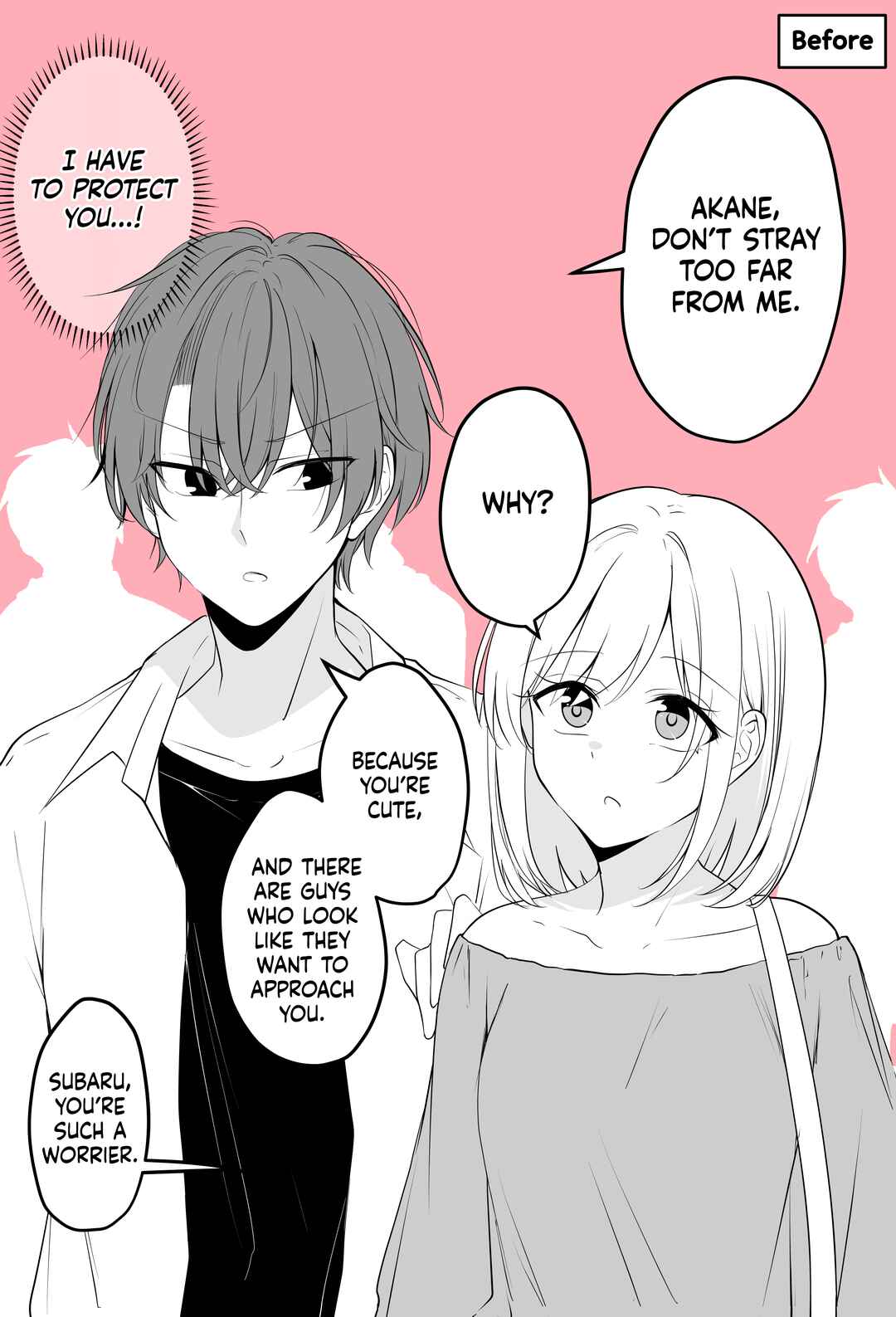 Page 1 Chapter 55 Daily Life of a Couple in Which the Boyfriend Became a Girl One Day