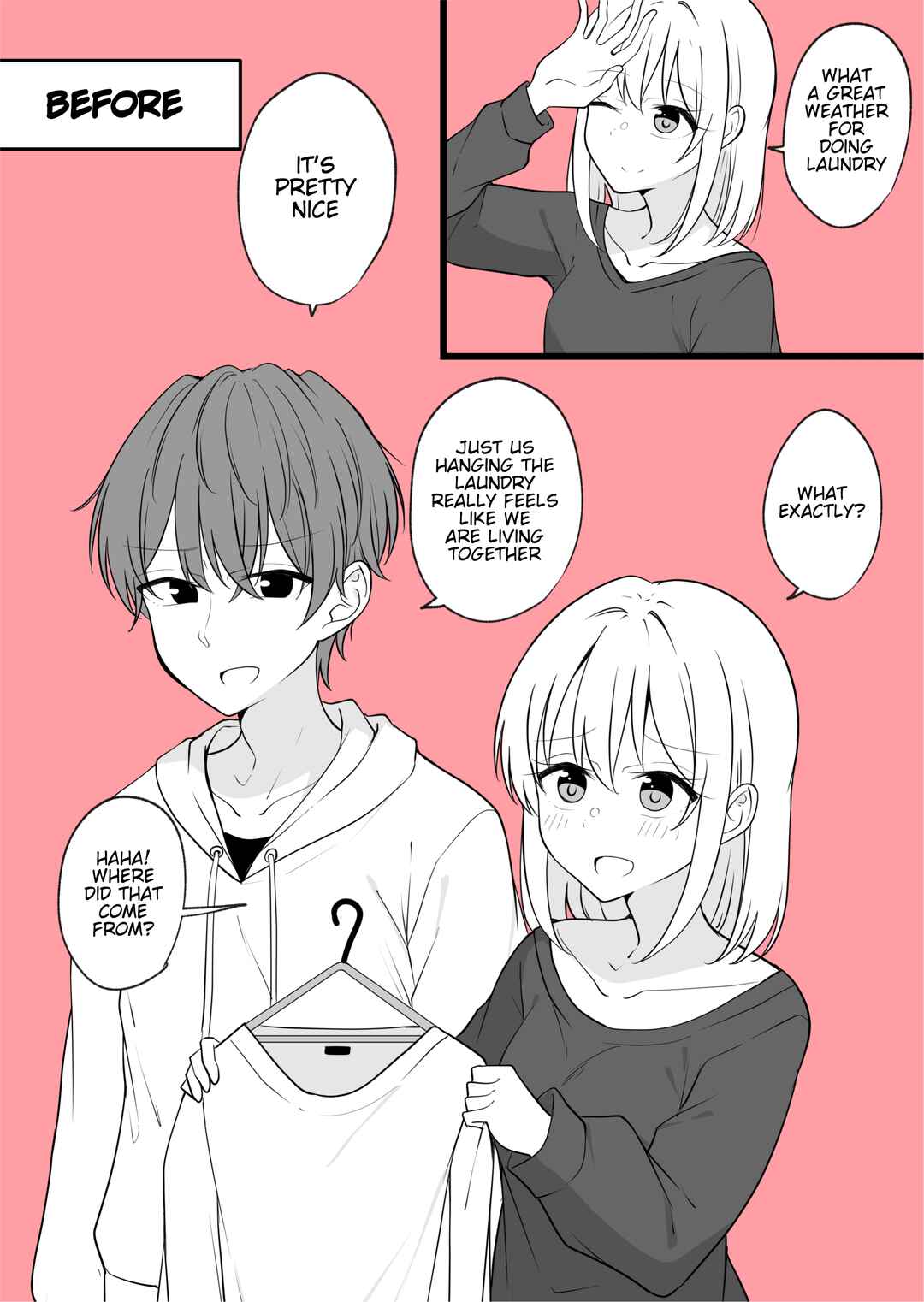 Page 1 Chapter 34 Daily Life of a Couple in Which the Boyfriend Became a Girl One Day