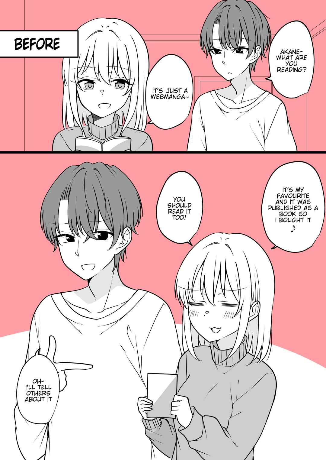 Page 2 Chapter 44.5 Daily Life of a Couple in Which the Boyfriend Became a Girl One Day