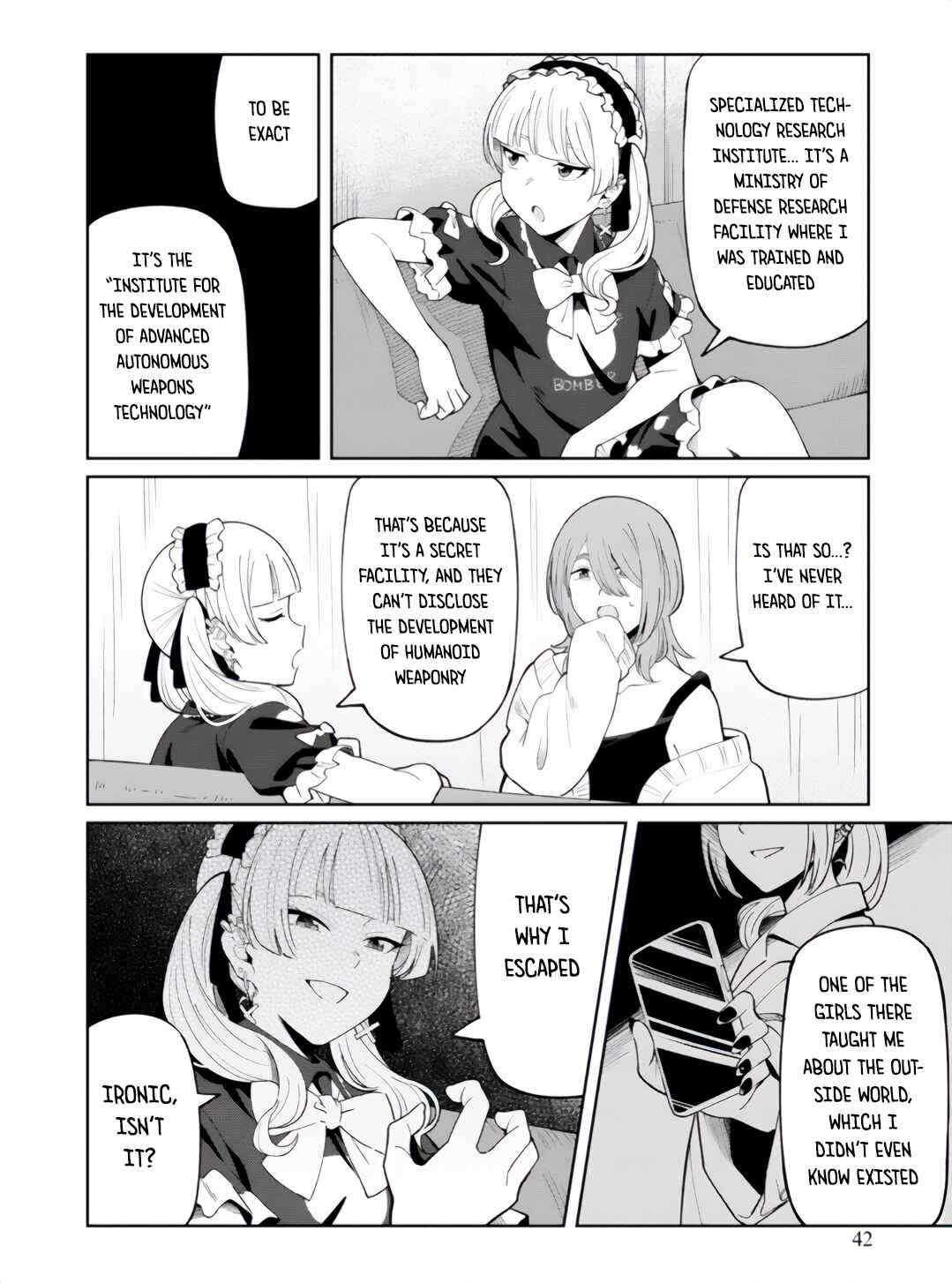Page 14 Chapter 2 Android wa Jiraikei no Yume wo Miru