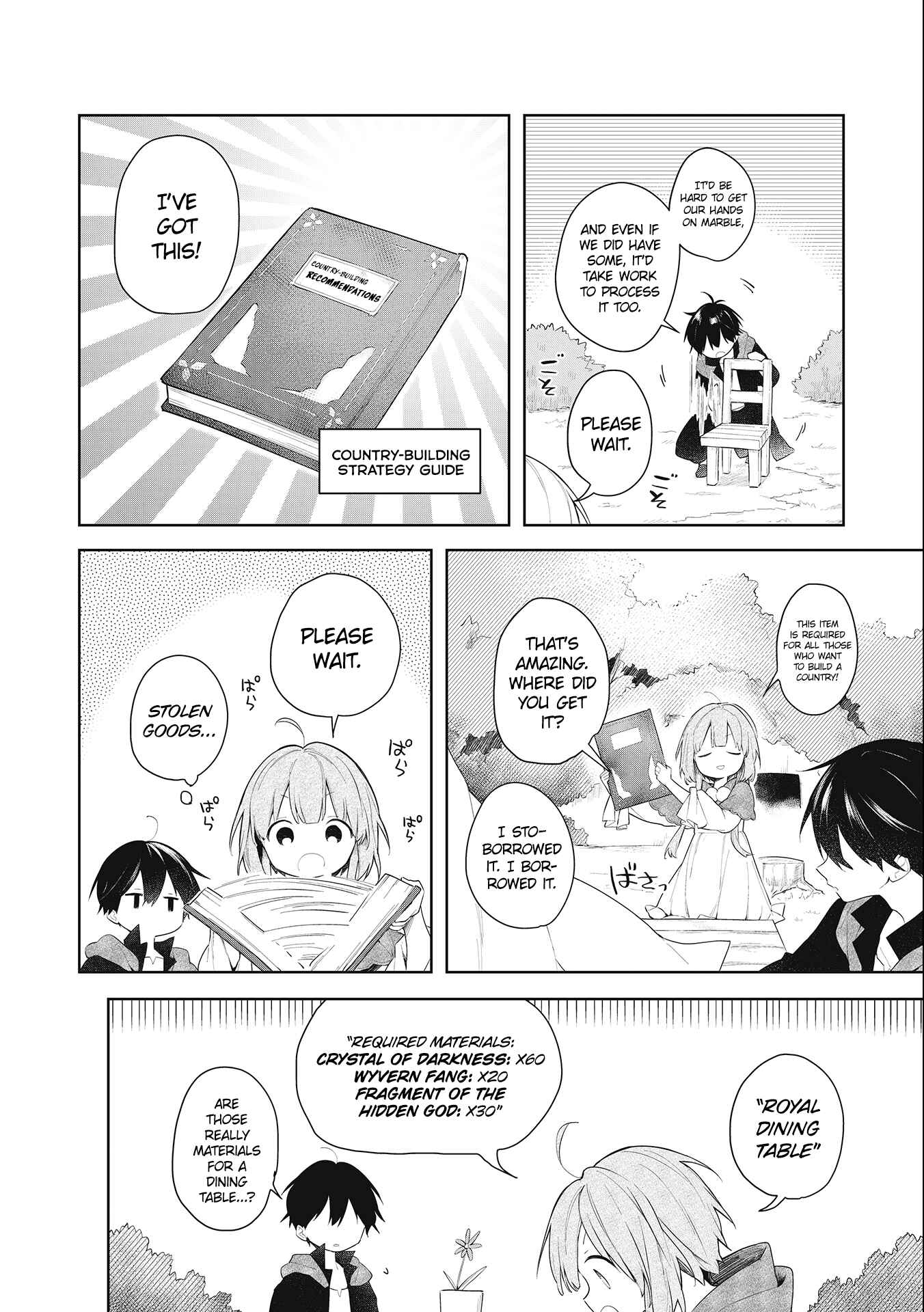 Page 9 Chapter 1.1 Ochibure Oujo to Isekai Yuusha no Kenkoku-shi