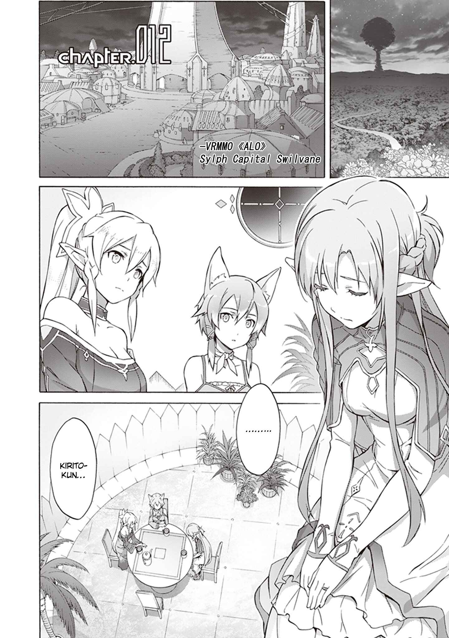 Page 1 Chapter 12 Sword Art Online: Project Alicization