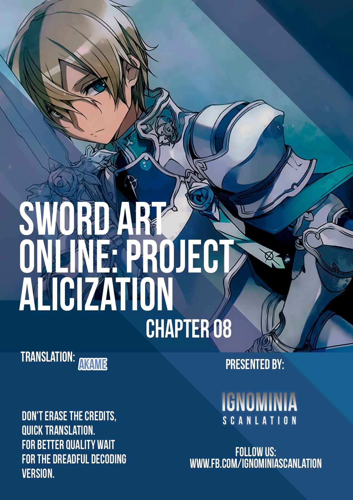 Page 1 Chapter 8 Sword Art Online: Project Alicization