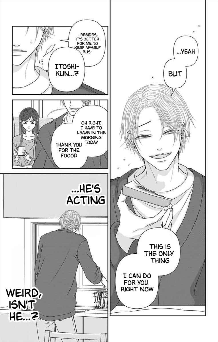 Page 13 Chapter 56 Menhera Usagi wa Yandere Ookami ni Dekiaisareru