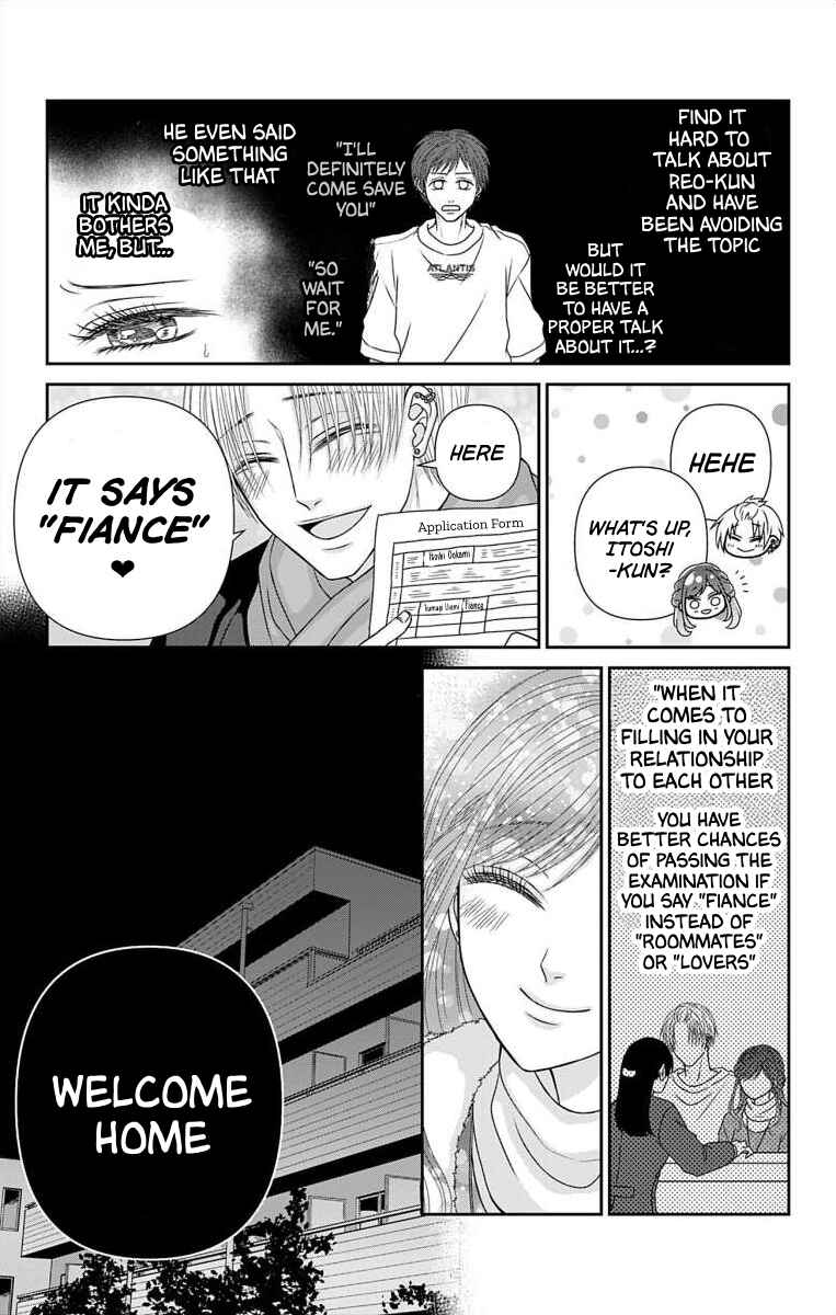 Page 17 Chapter 35 Menhera Usagi wa Yandere Ookami ni Dekiaisareru