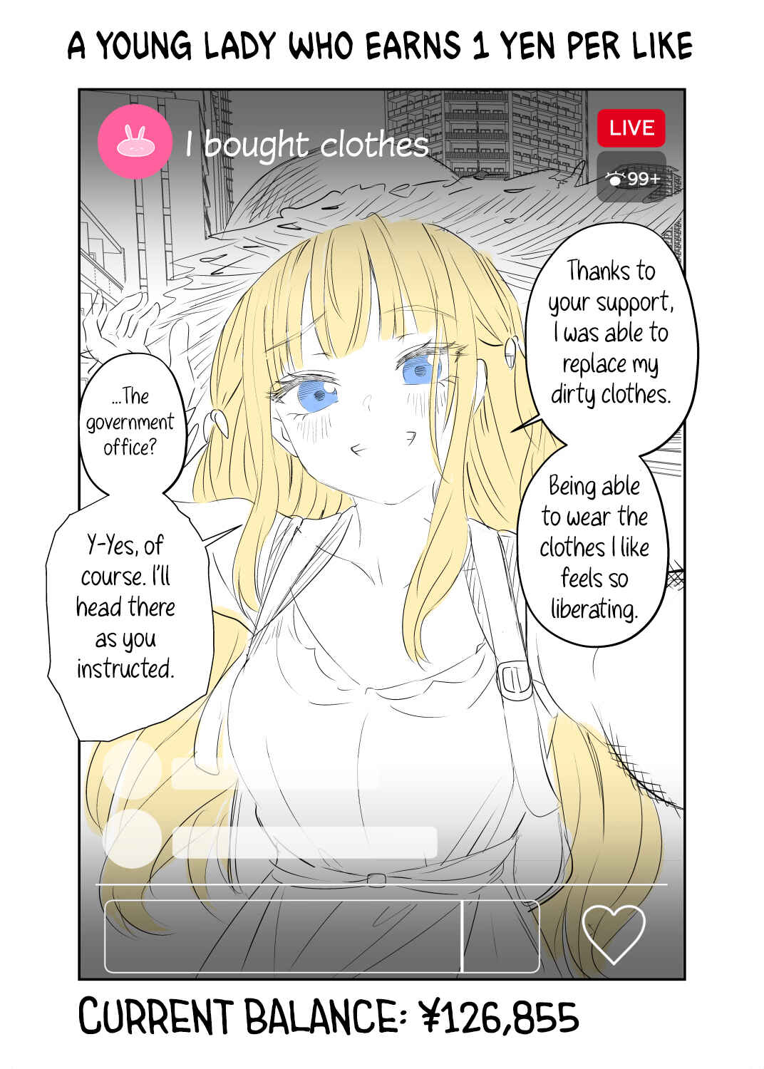 Page 1 Chapter 4 1-iine de 1-en Moraeru Ojou-sama (Reboot)
