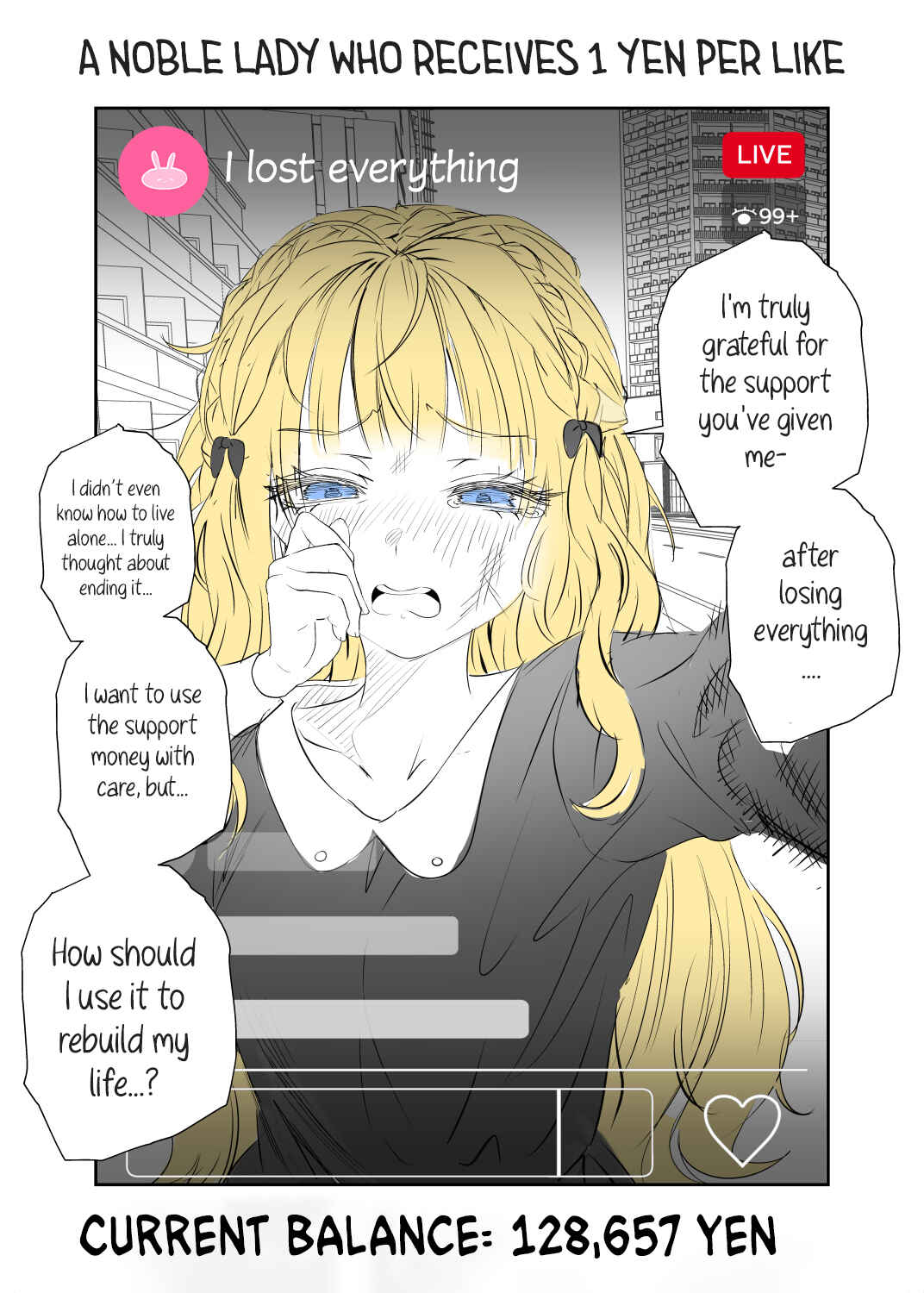 Page 1 Chapter 2 1-iine de 1-en Moraeru Ojou-sama (Reboot)
