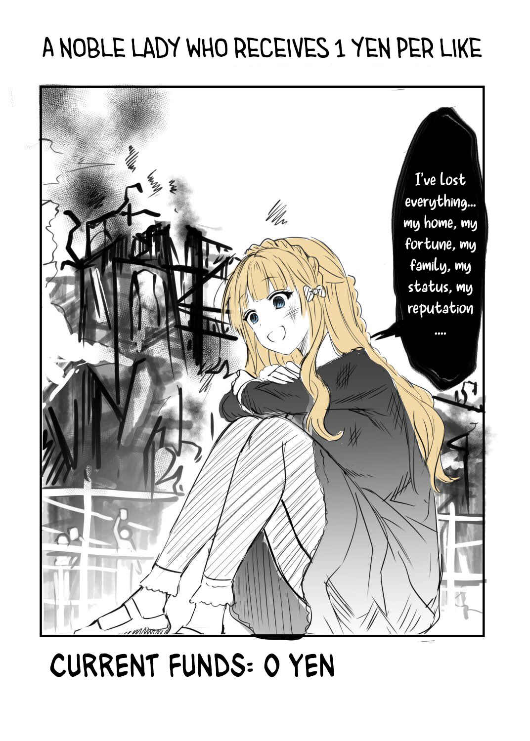 Page 1 Chapter 1 1-iine de 1-en Moraeru Ojou-sama (Reboot)