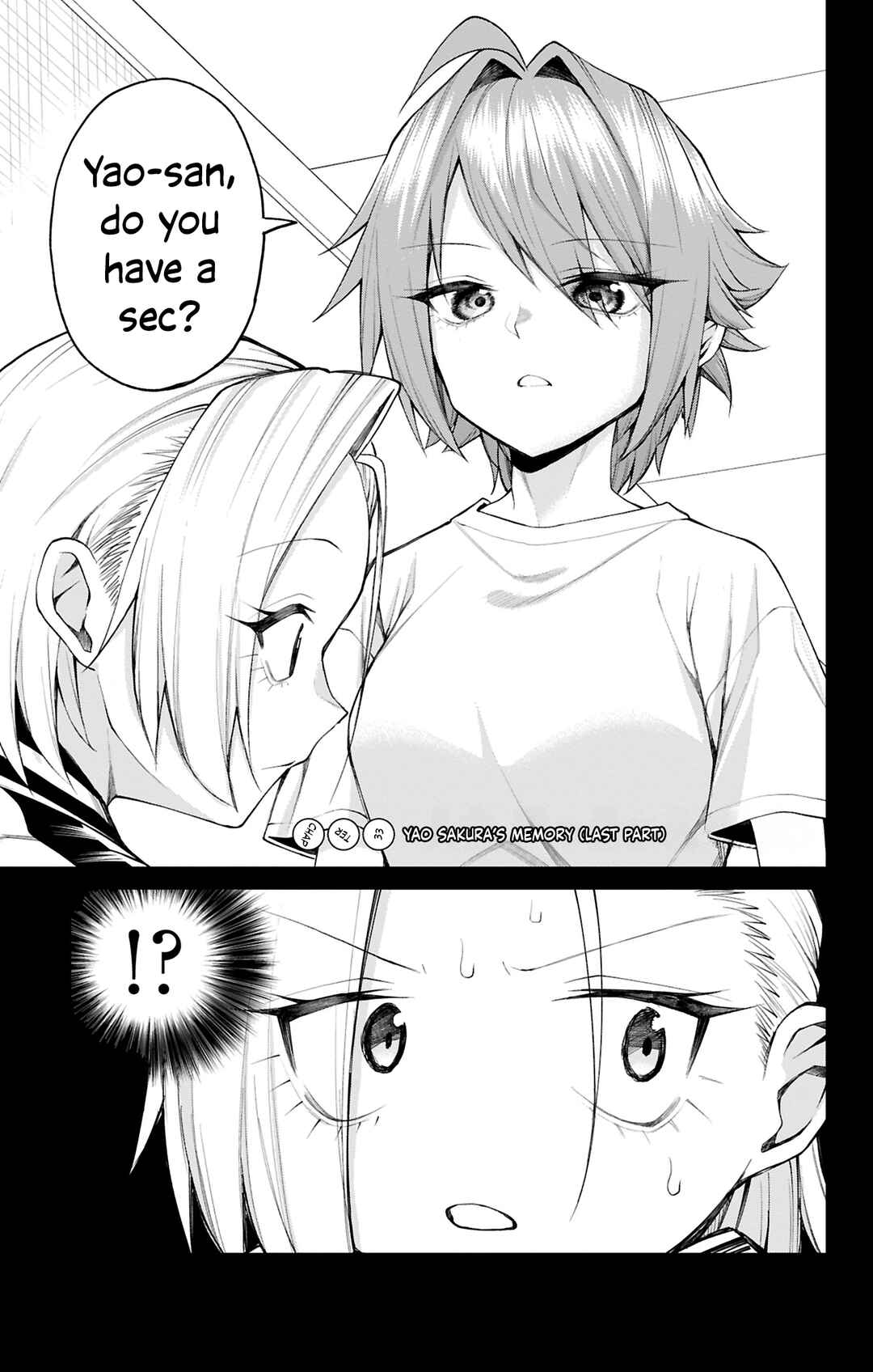 Page 1 Chapter 33 Akanabe-sensei wa Tereshirazu