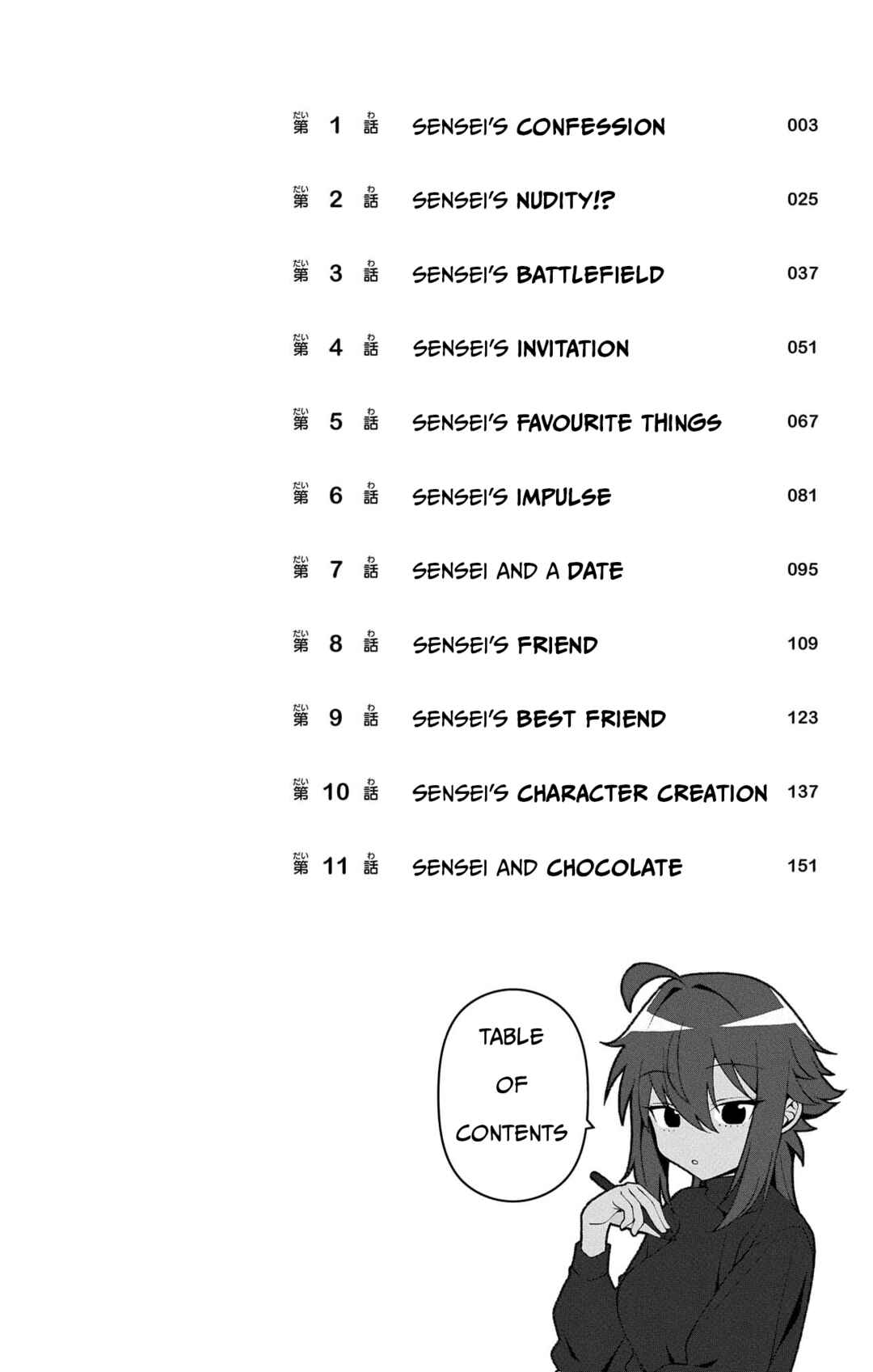 Page 3 Chapter 11.6 Akanabe-sensei wa Tereshirazu