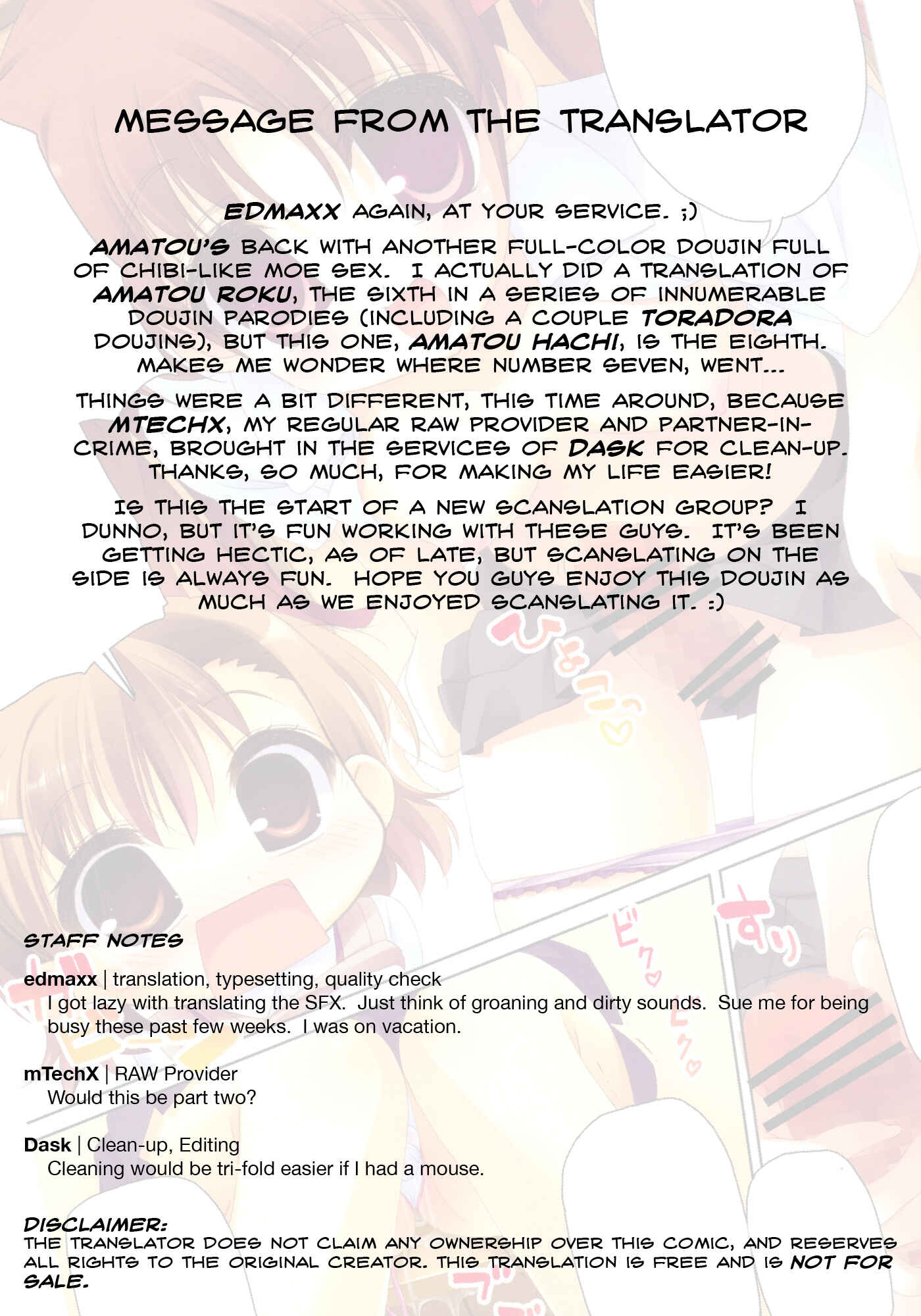 Page 17 Chapter 2 Toaru Kagaku no Railgun - Amatou (Doujinshi)