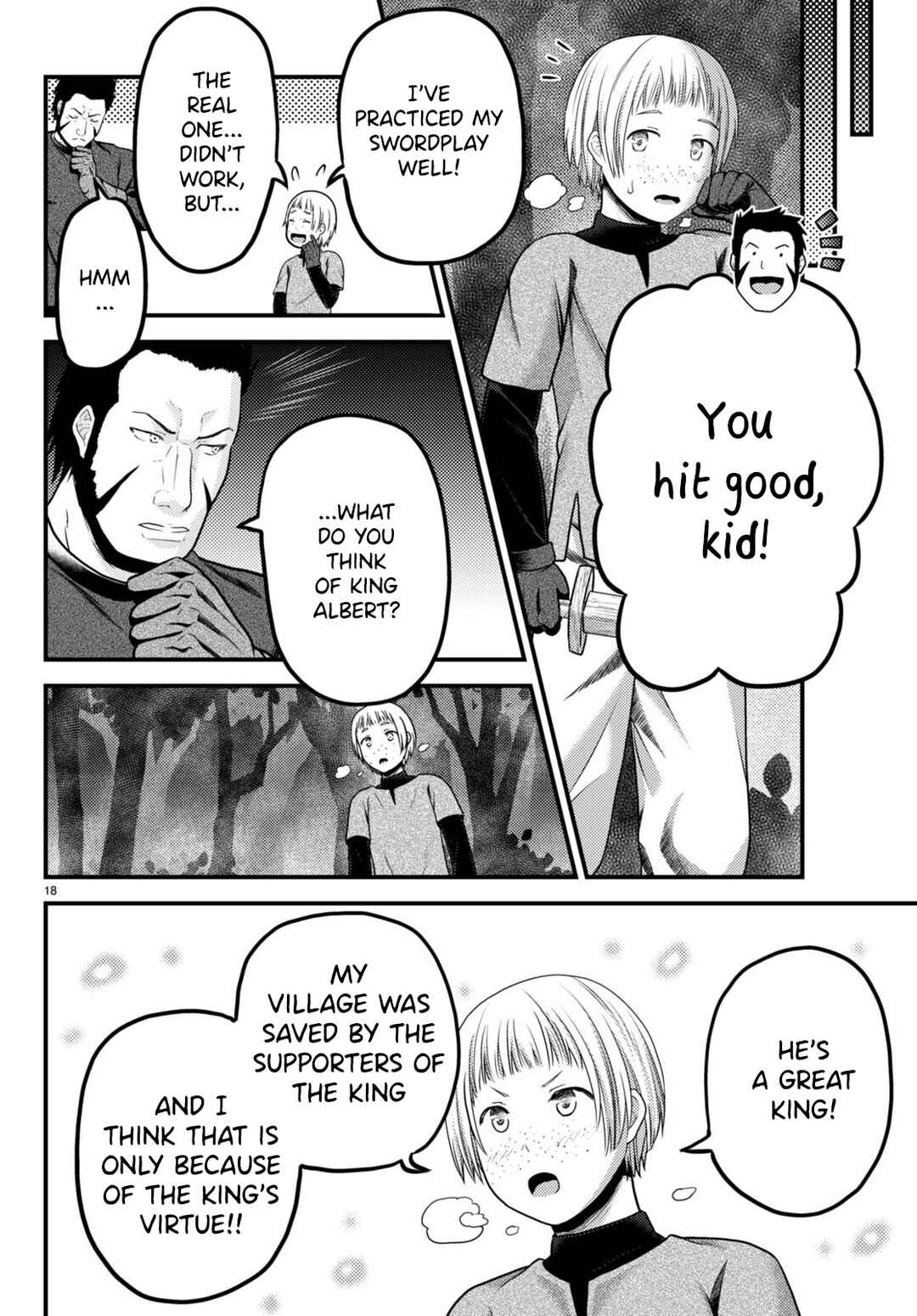 Page 18 Chapter 56 Murabito desu ga Nani ka?