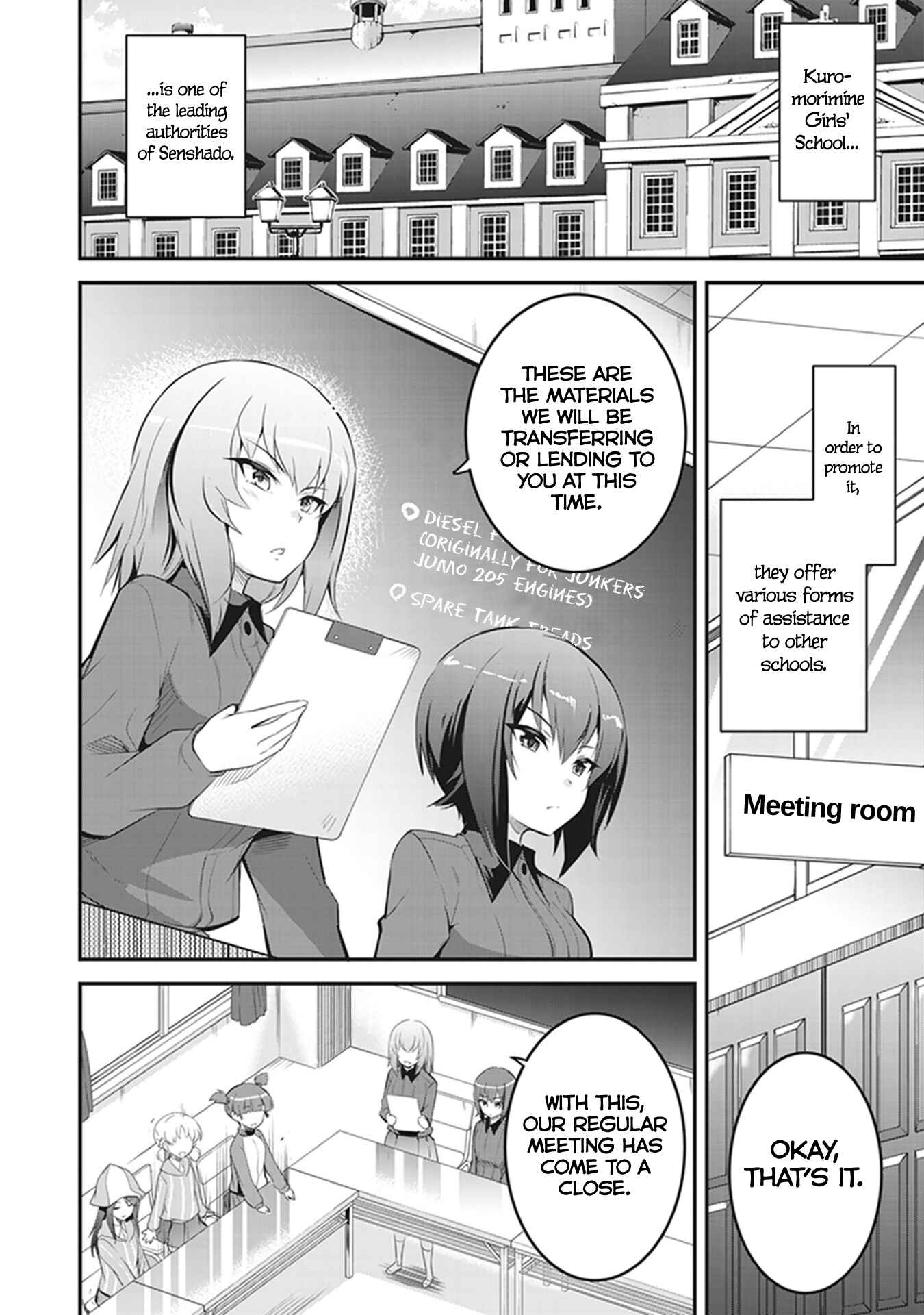Page 2 Chapter 3 Girls und Panzer das Finale: Keizoku Koukou Harapeko Shokujidou