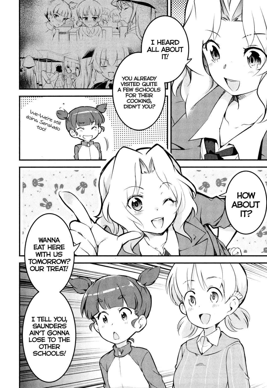 Page 10 Chapter 6 Girls und Panzer das Finale: Keizoku Koukou Harapeko Shokujidou