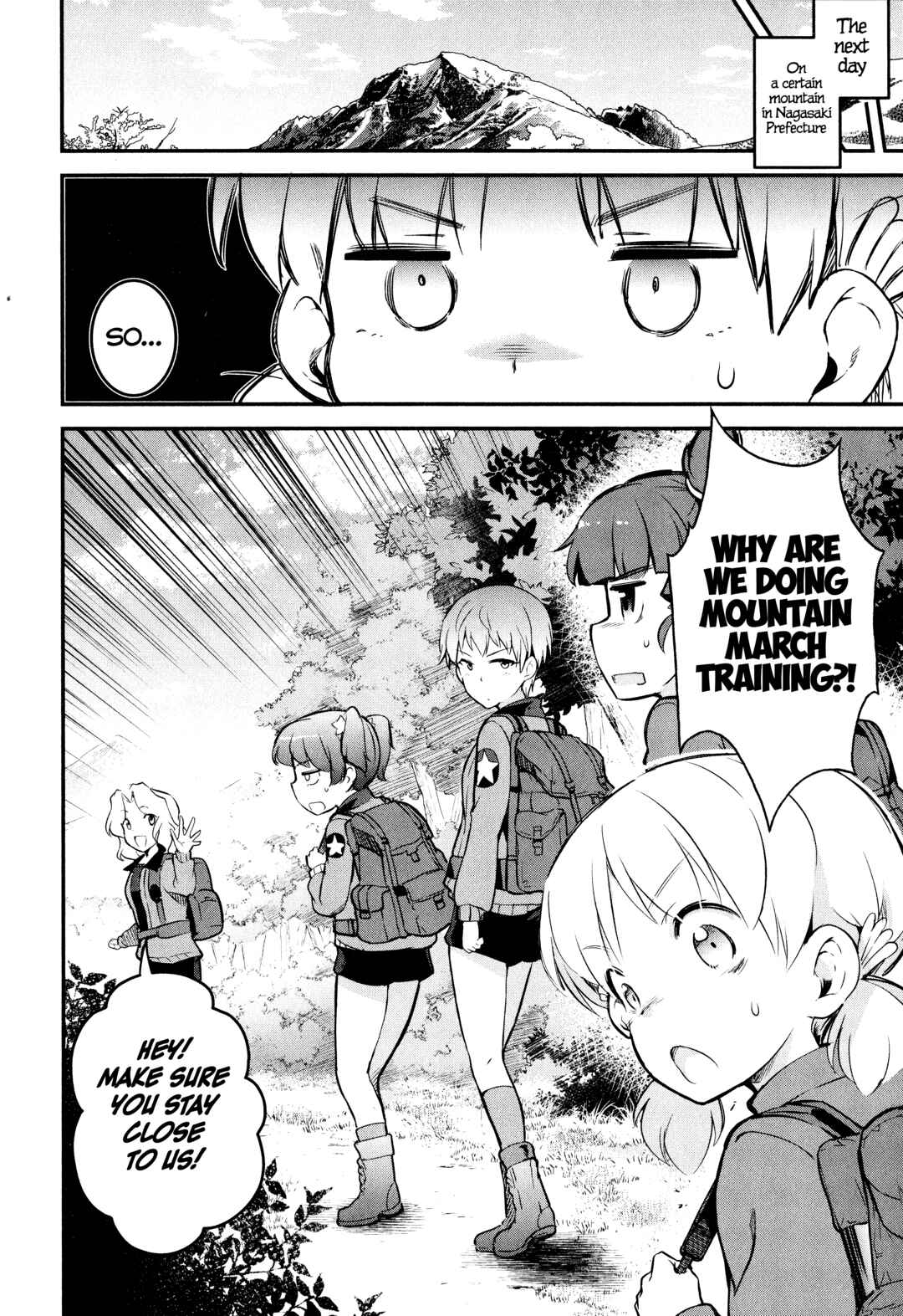 Page 12 Chapter 6 Girls und Panzer das Finale: Keizoku Koukou Harapeko Shokujidou