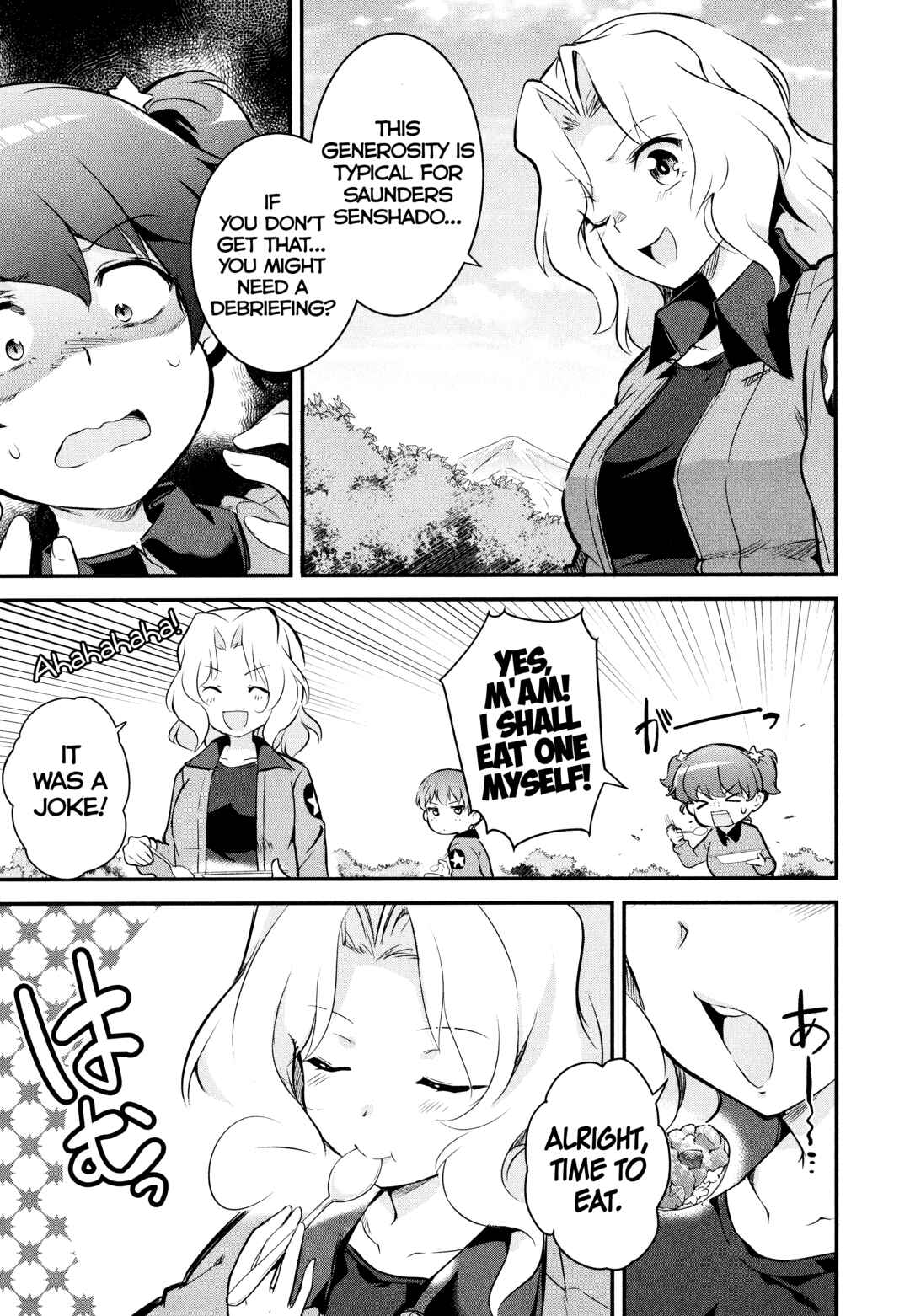 Page 31 Chapter 6 Girls und Panzer das Finale: Keizoku Koukou Harapeko Shokujidou