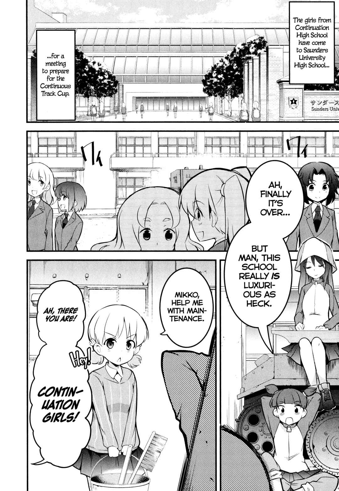 Page 8 Chapter 6 Girls und Panzer das Finale: Keizoku Koukou Harapeko Shokujidou