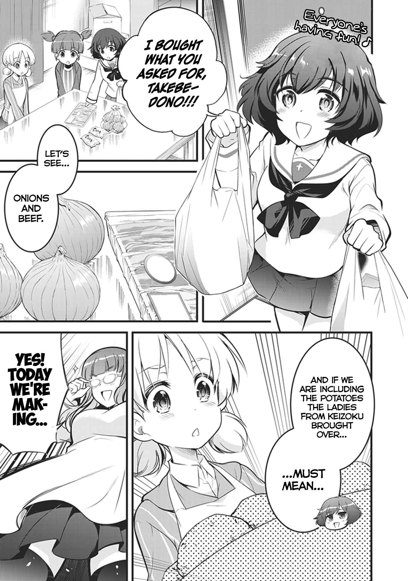 Page 11 Chapter 2 Girls und Panzer das Finale: Keizoku Koukou Harapeko Shokujidou