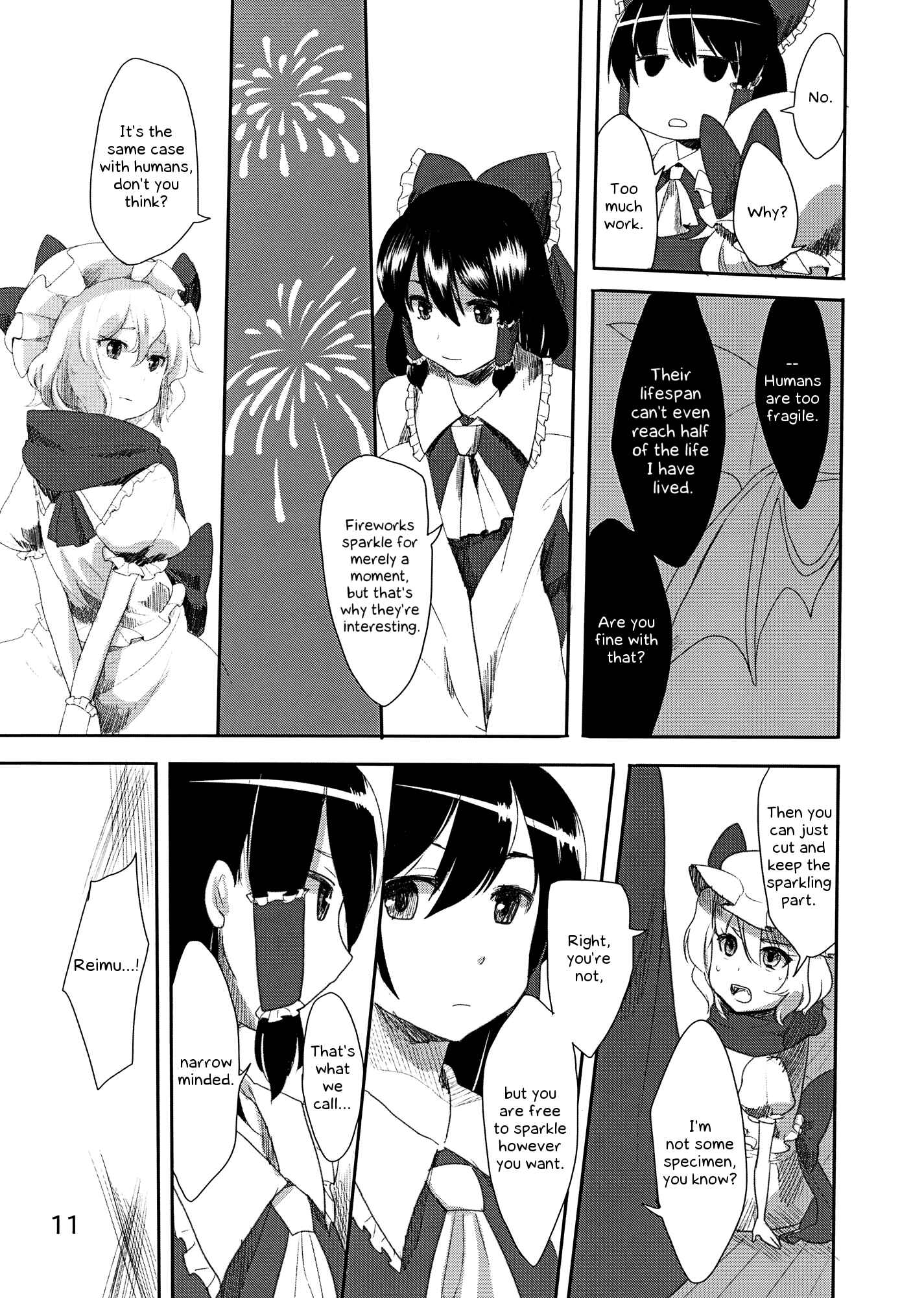 Page 13 Chapter Unknown_6b74 Touhou Project - Remilia to Fuyu Hanabi (Doujinshi)