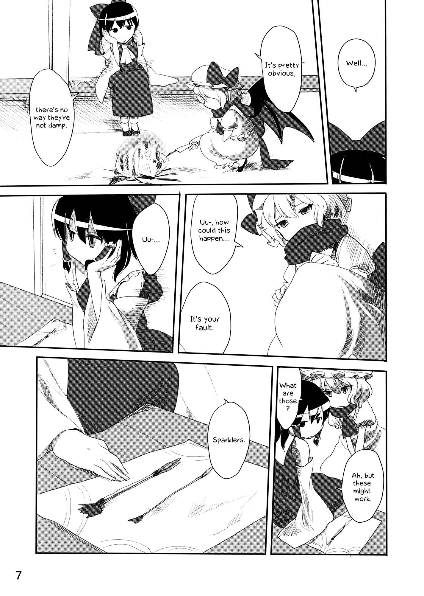 Page 9 Chapter Unknown_6b74 Touhou Project - Remilia to Fuyu Hanabi (Doujinshi)