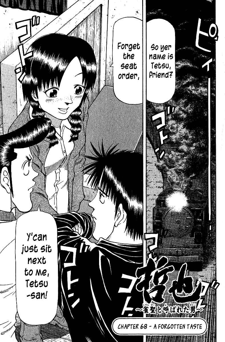 Page 1 Chapter 68 Tetsuya - The Man Called Mahjong Master