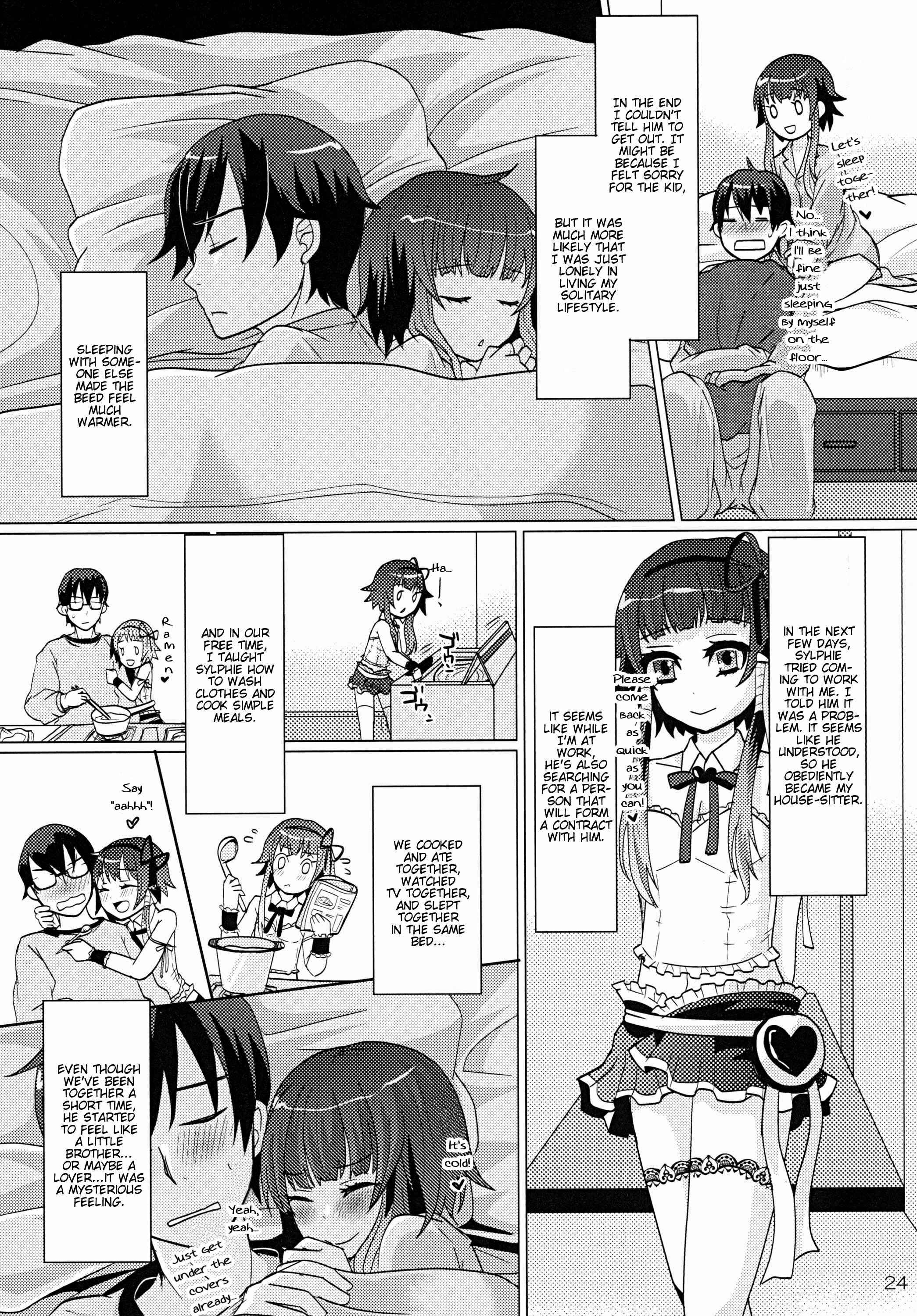 Page 23 Chapter Unknown_d3ba Aruhi Onaka o Sukaseta Shounen Yousei Sylphie o Hirottara