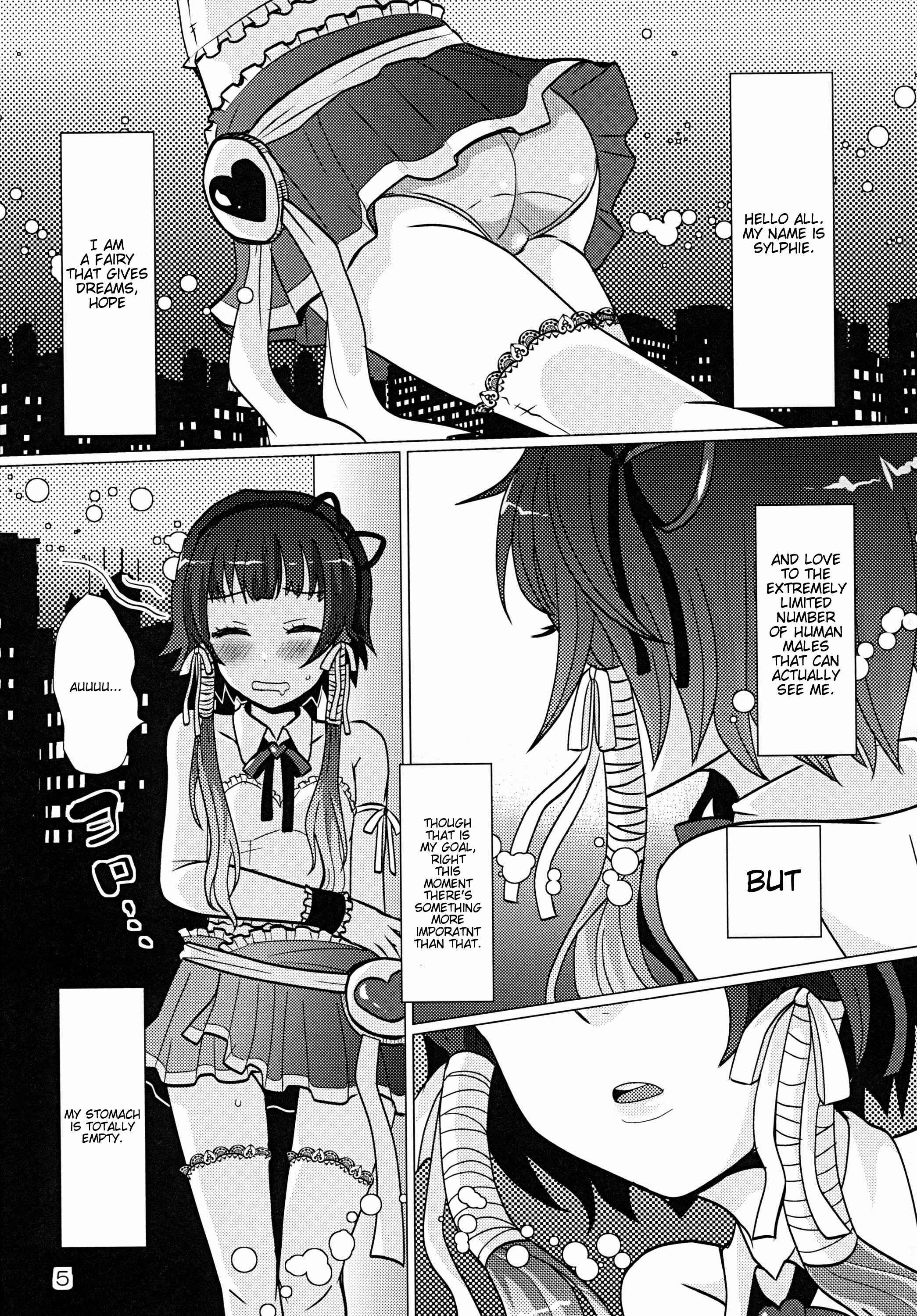 Page 4 Chapter Unknown_d3ba Aruhi Onaka o Sukaseta Shounen Yousei Sylphie o Hirottara